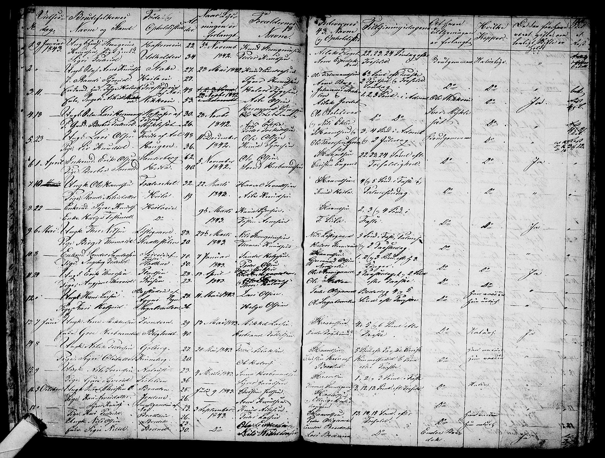 Gol kirkebøker, SAKO/A-226/G/Ga/L0001: Parish register (copy) no. I 1, 1841-1860, p. 123-124