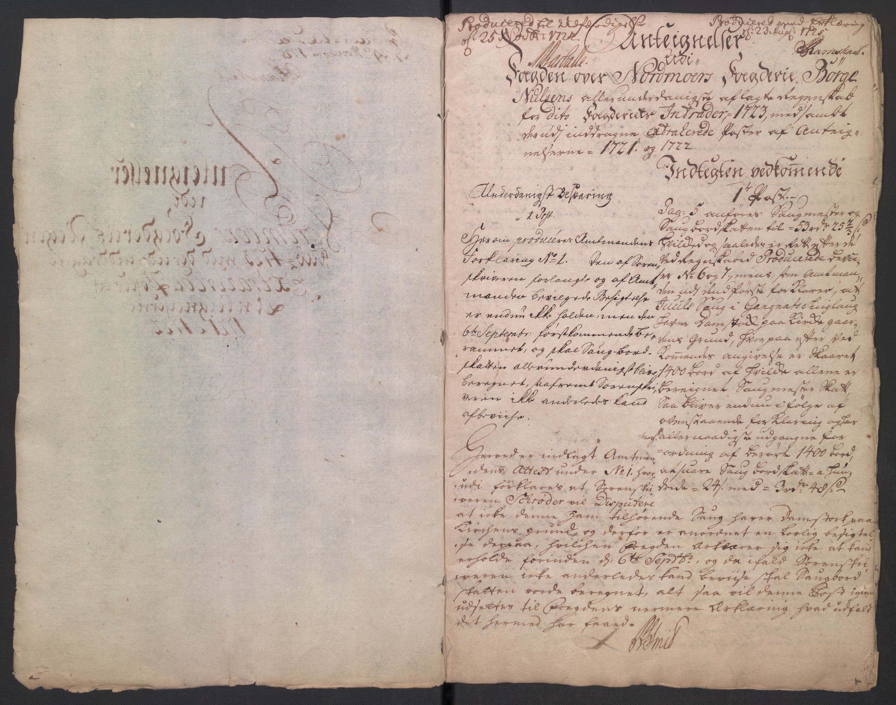 Rentekammeret inntil 1814, Reviderte regnskaper, Fogderegnskap, RA/EA-4092/R56/L3756: Fogderegnskap Nordmøre, 1723, p. 335
