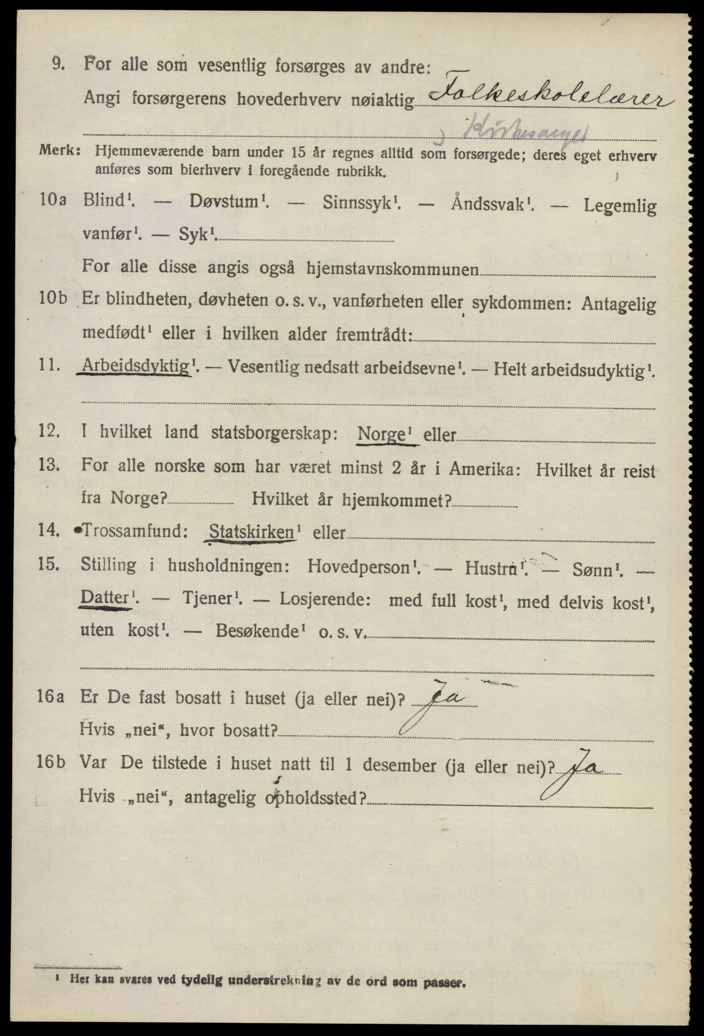 SAO, 1920 census for Enebakk, 1920, p. 6994