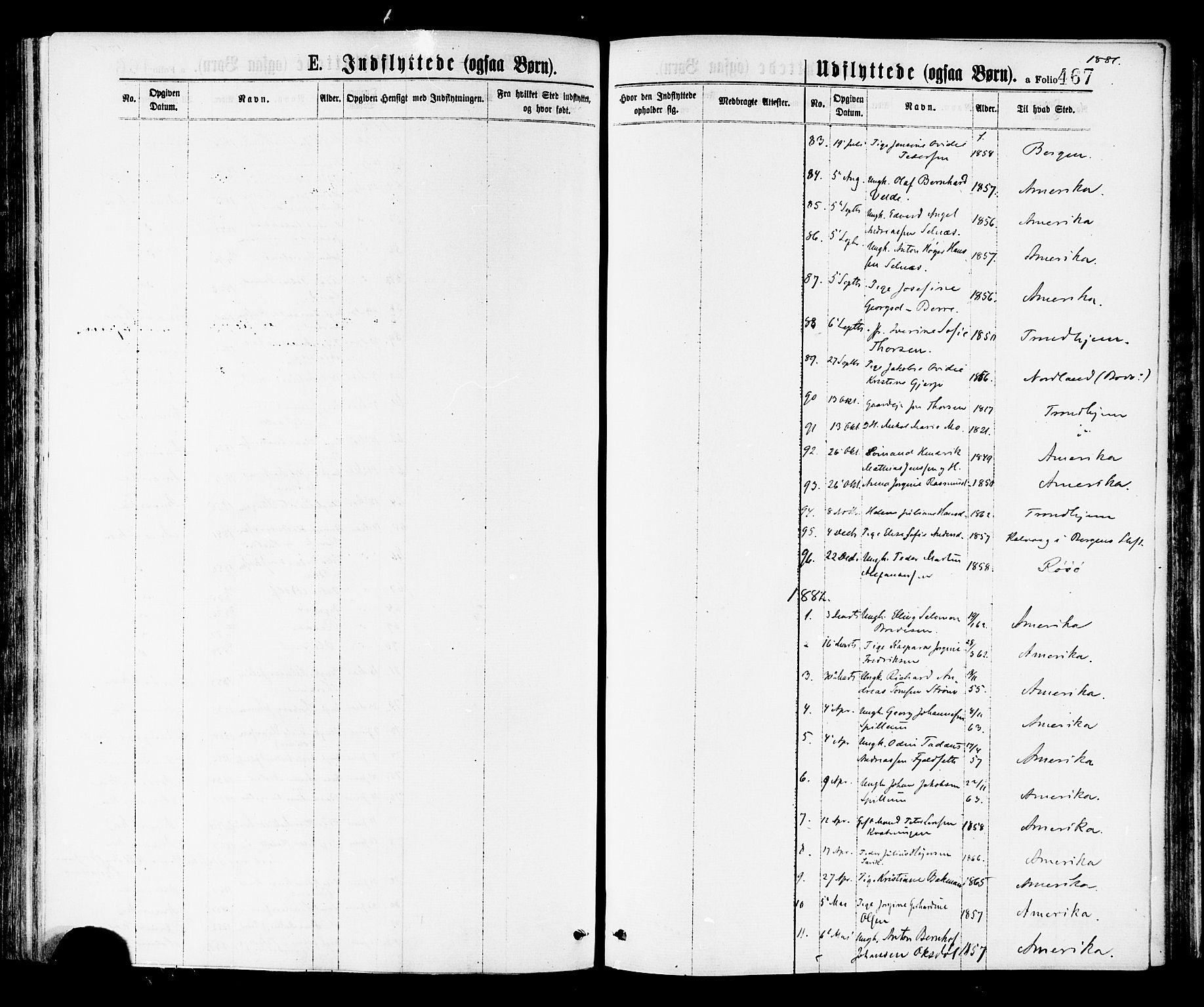 Ministerialprotokoller, klokkerbøker og fødselsregistre - Nord-Trøndelag, SAT/A-1458/768/L0572: Parish register (official) no. 768A07, 1874-1886, p. 467
