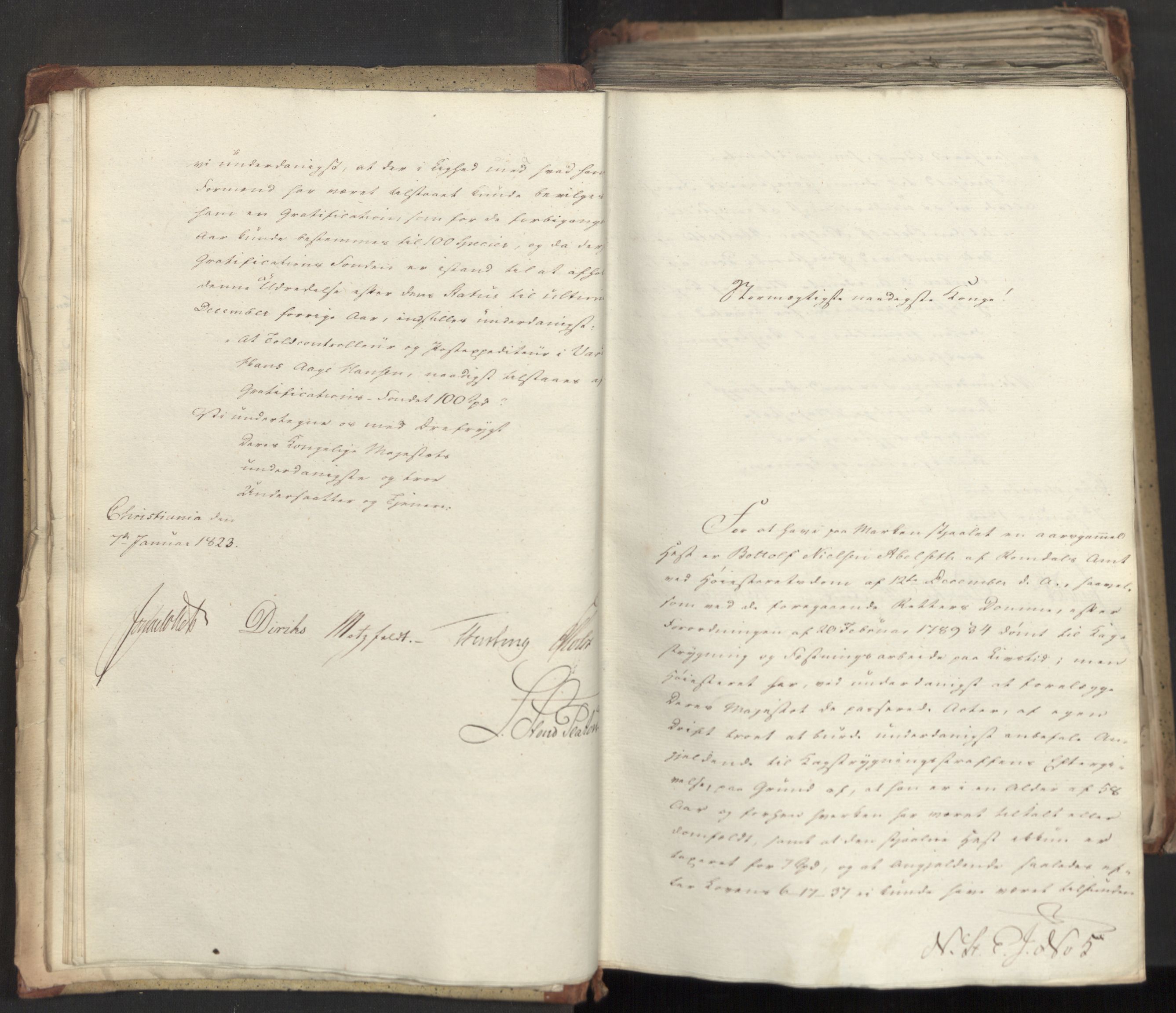 Statsrådsavdelingen i Stockholm, AV/RA-S-1003/D/Da/L0033: Regjeringsinnstillinger nr. 1-274, 1823, p. 17