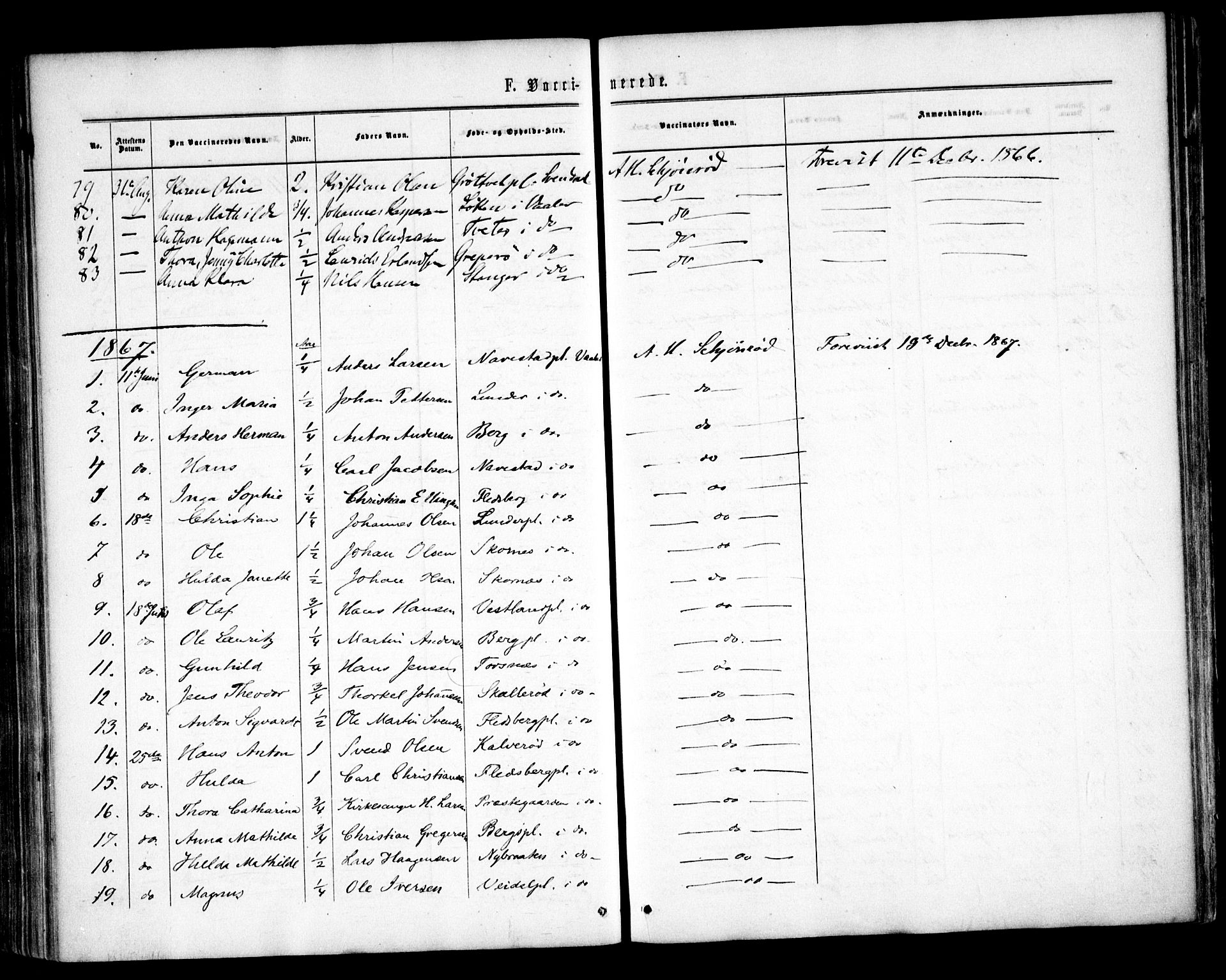 Våler prestekontor Kirkebøker, SAO/A-11083/F/Fa/L0008: Parish register (official) no. I 8, 1862-1876