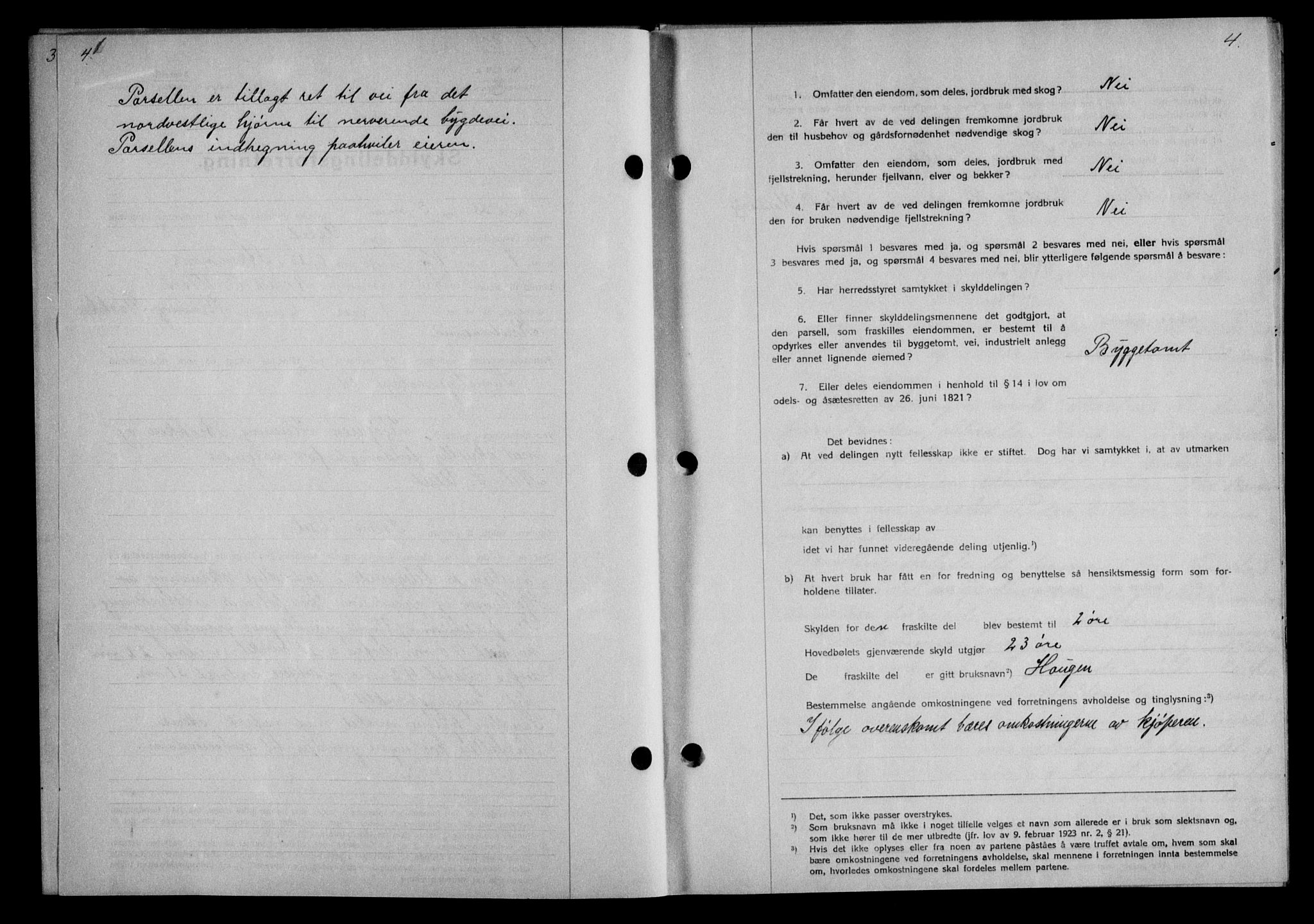 Nordmøre sorenskriveri, AV/SAT-A-4132/1/2/2Ca/L0070: Mortgage book no. 60, 1930-1930, Deed date: 23.06.1930