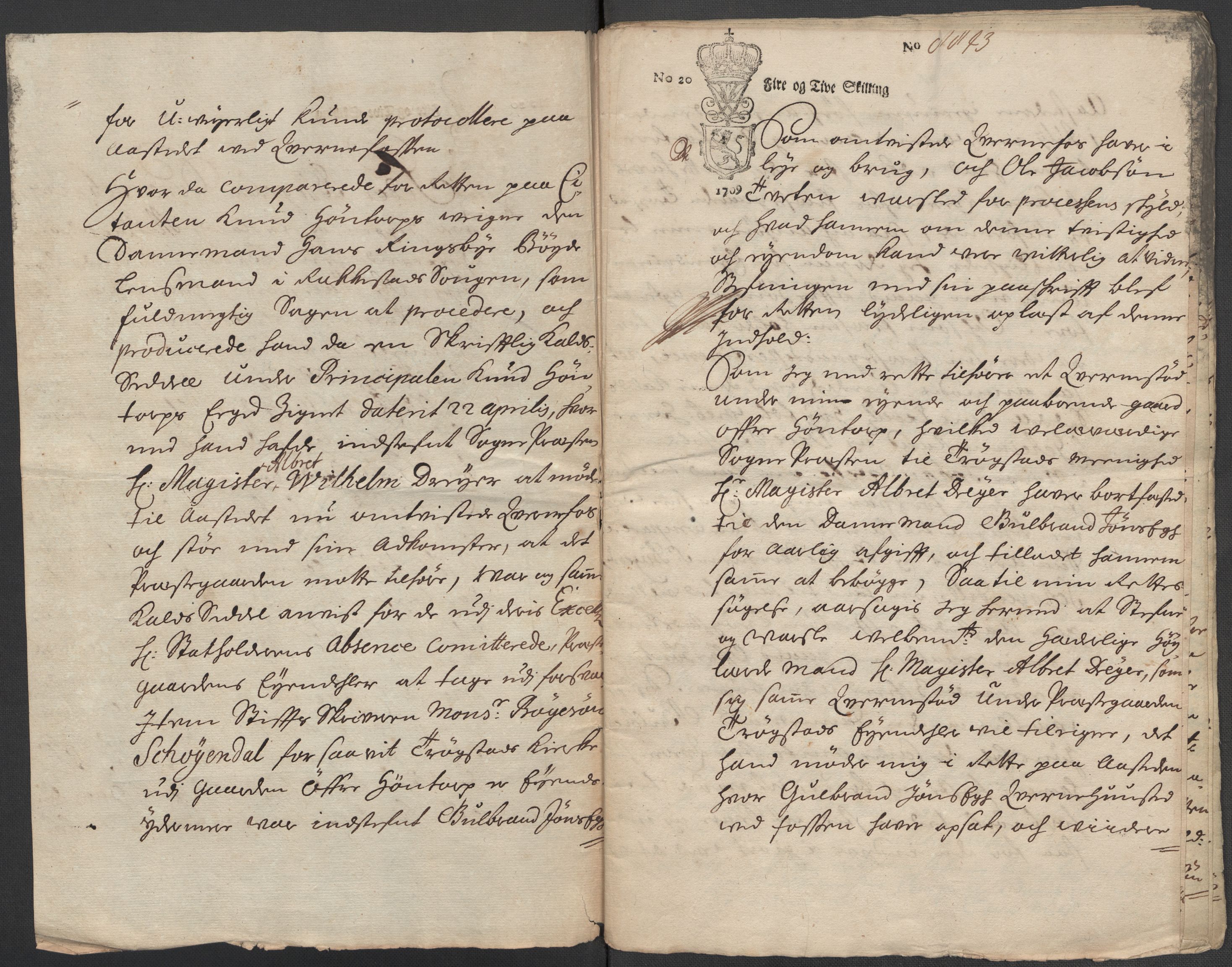 Riksarkivets diplomsamling, AV/RA-EA-5965/F15/L0004: Prestearkiv - Østfold, 1577-1709, p. 28