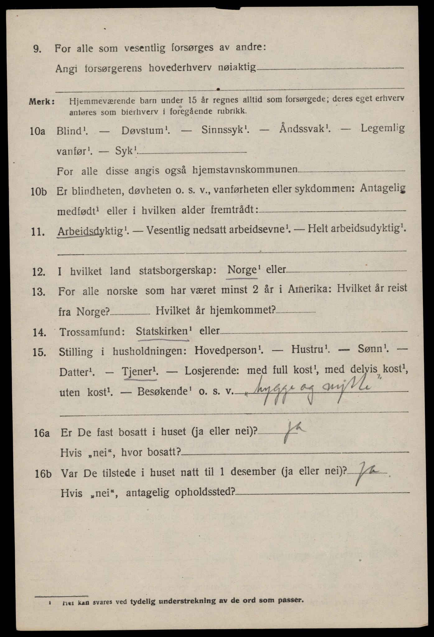 SAST, 1920 census for Hjelmeland, 1920, p. 4138