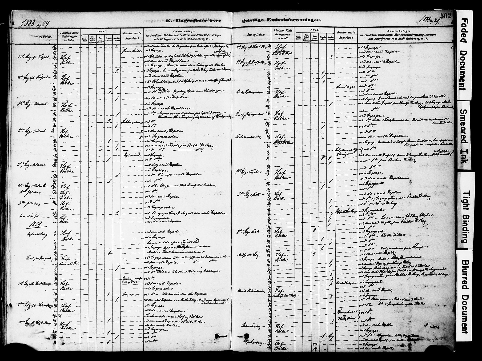 Østre Toten prestekontor, AV/SAH-PREST-104/H/Ha/Haa/L0006: Parish register (official) no. 6 /1, 1878-1896, p. 502