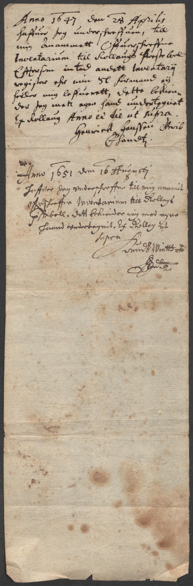 Riksarkivets diplomsamling, AV/RA-EA-5965/F15/L0017: Prestearkiv - Buskerud, 1553-1760, p. 26