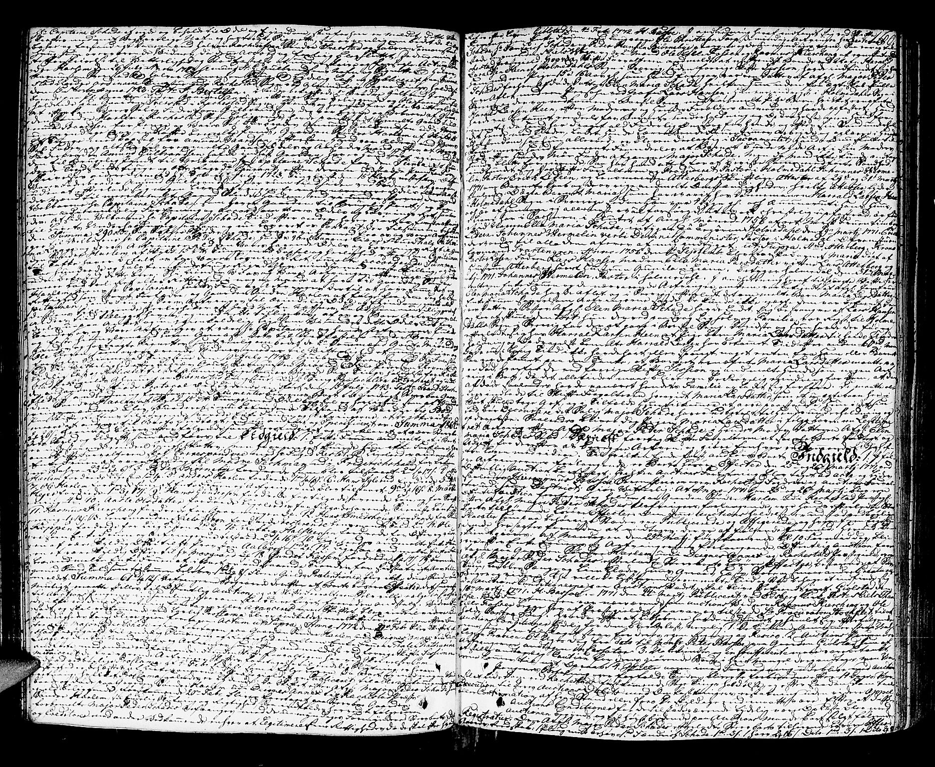Rakkestad sorenskriveri, SAO/A-10686/H/Hb/L0003b: Skifteprotokoller, 1769-1779, p. 159b-160a
