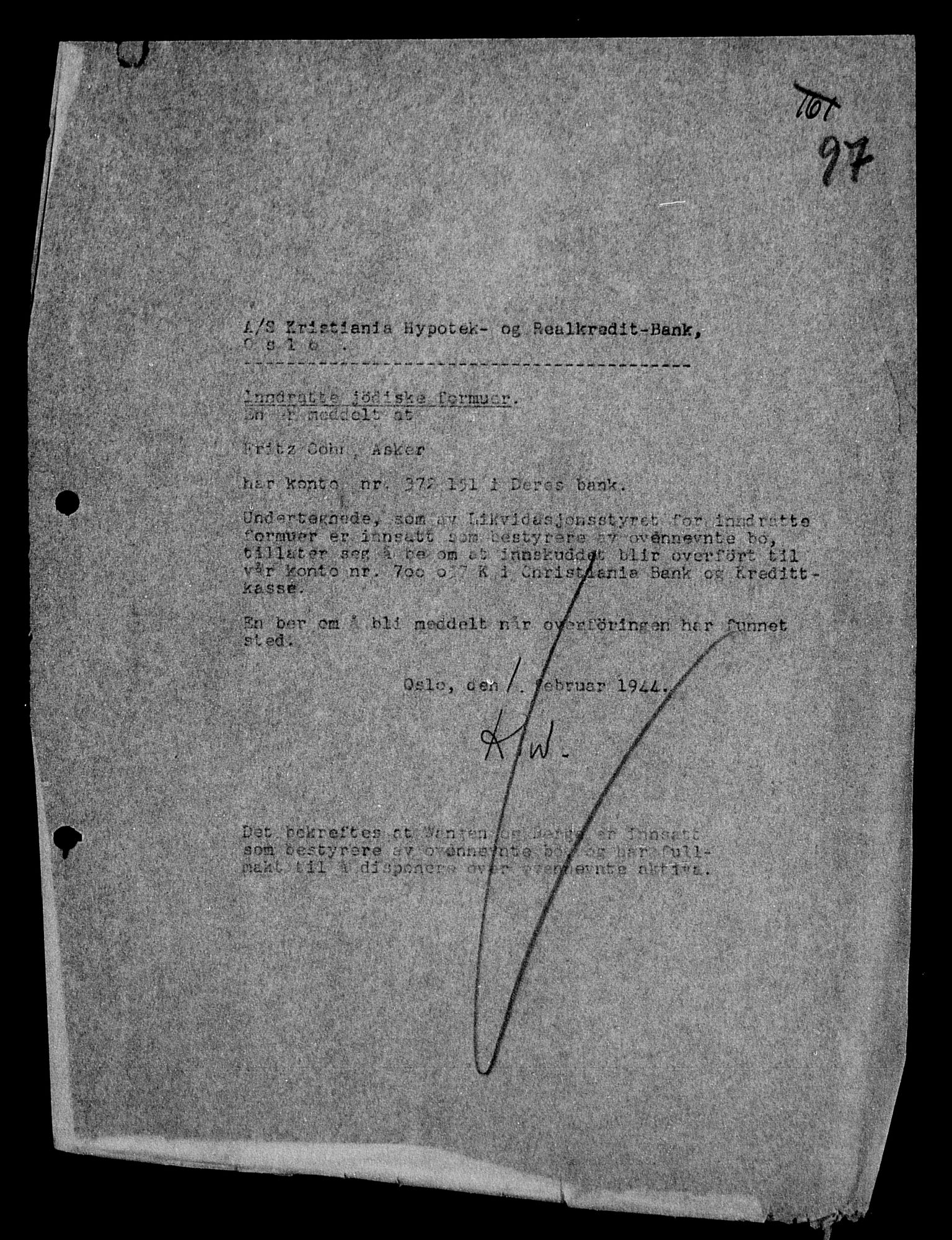 Justisdepartementet, Tilbakeføringskontoret for inndratte formuer, AV/RA-S-1564/H/Hc/Hcc/L0928: --, 1945-1947, p. 503