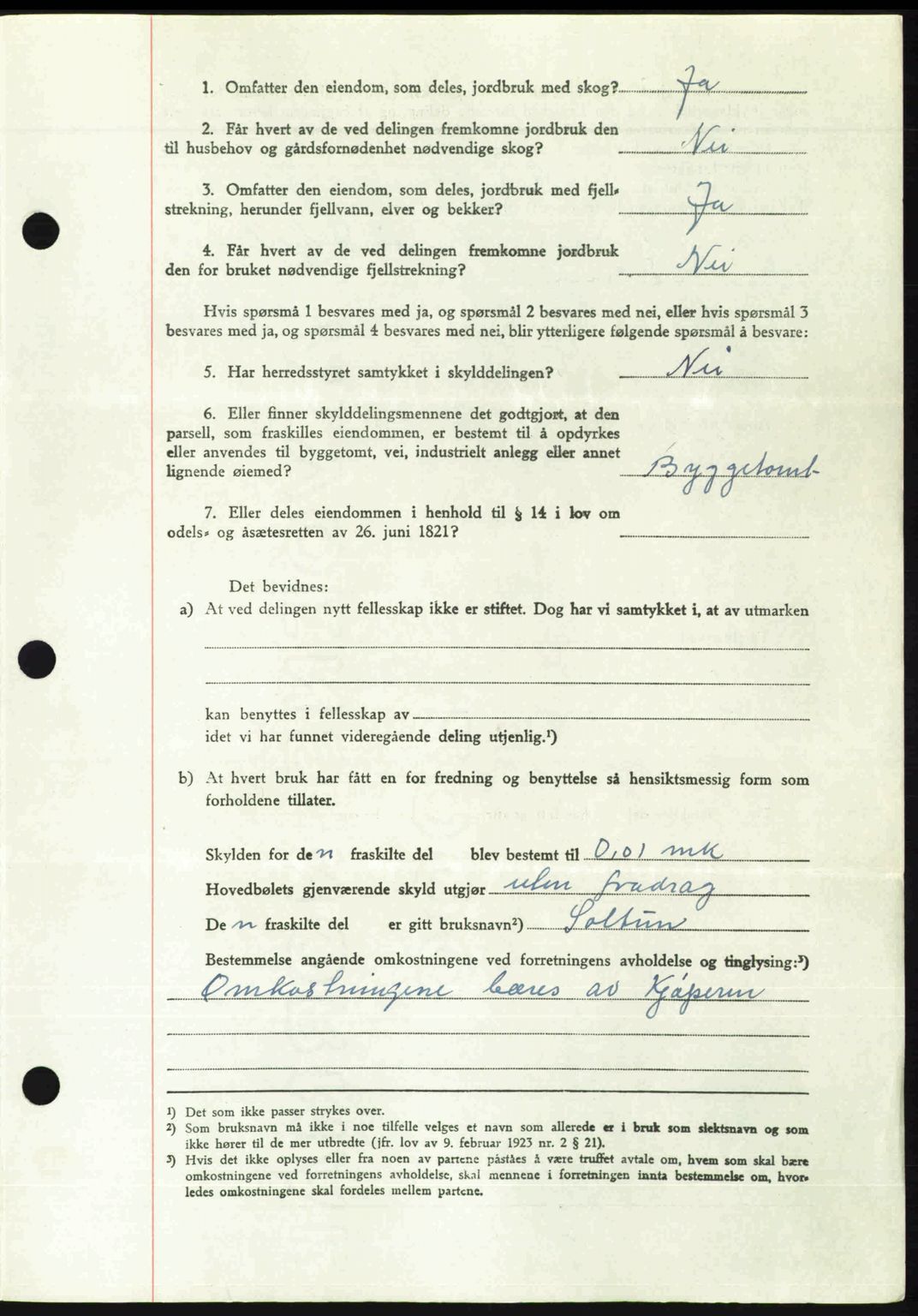 Romsdal sorenskriveri, AV/SAT-A-4149/1/2/2C: Mortgage book no. A23, 1947-1947, Diary no: : 1408/1947