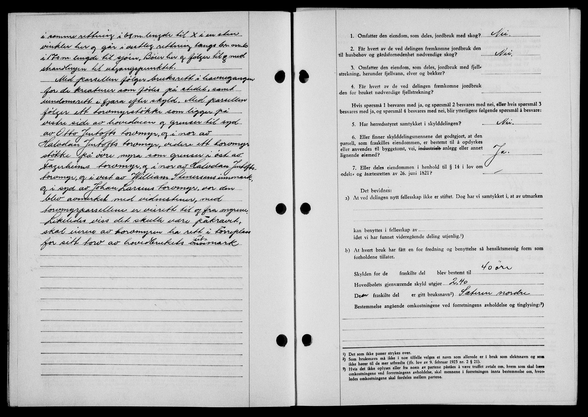 Lofoten sorenskriveri, SAT/A-0017/1/2/2C/L0004a: Mortgage book no. 4a, 1938-1938, Diary no: : 1892/1938