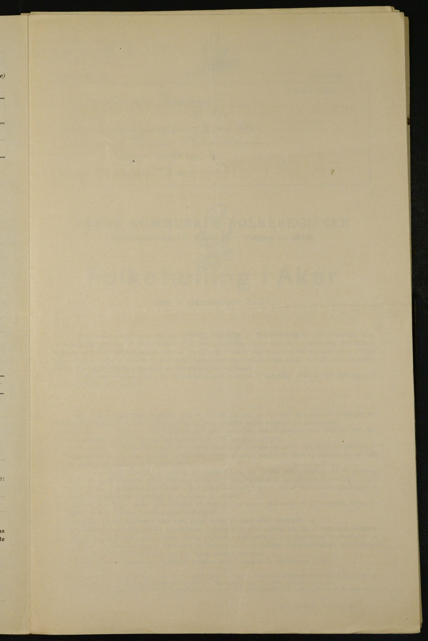 , Municipal Census 1923 for Aker, 1923, p. 23055