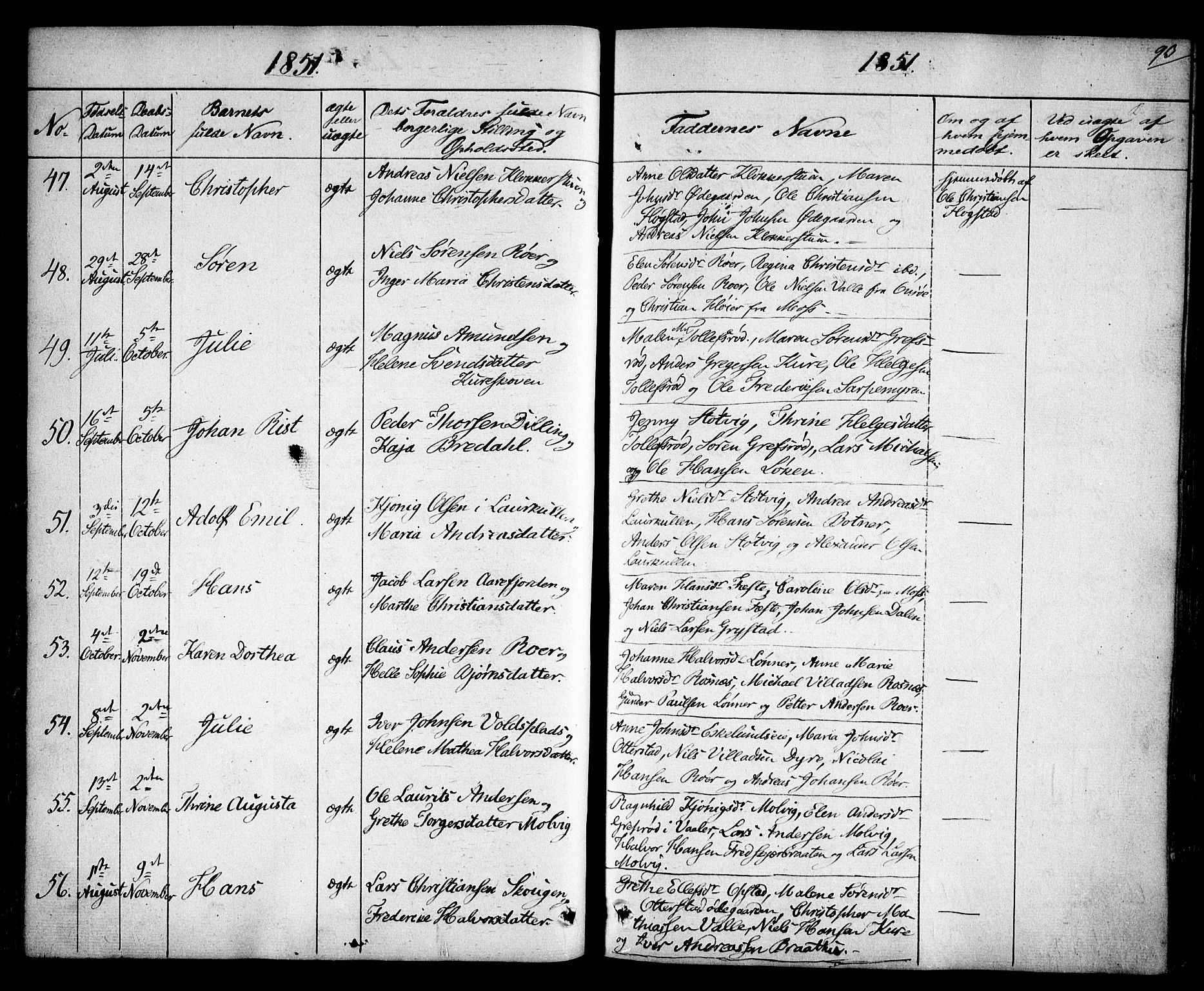 Rygge prestekontor Kirkebøker, AV/SAO-A-10084b/F/Fa/L0004: Parish register (official) no. 4, 1836-1851, p. 93