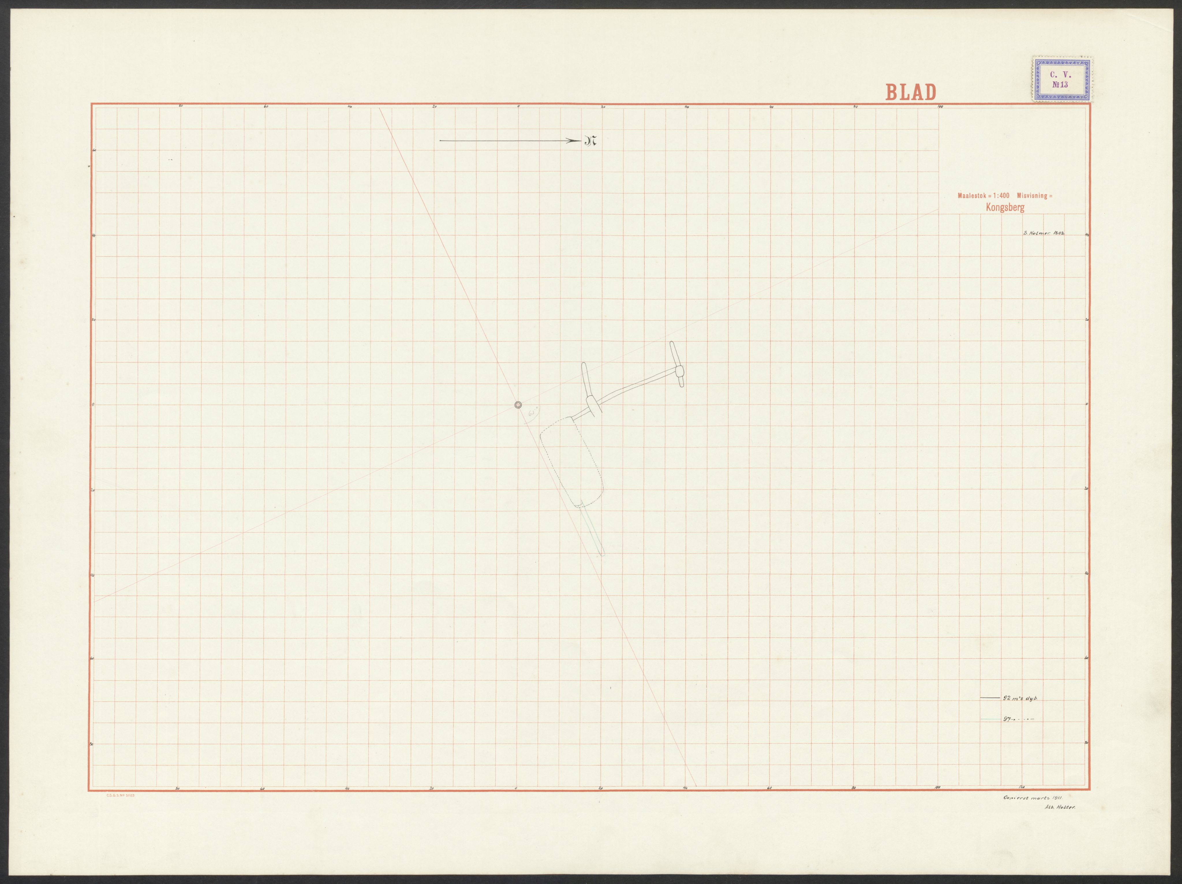 Riksarkivets kart- og tegningssamling, RA/EA-5930/T/T047/T047b/T047b36/0006, 1778-1916, p. 13