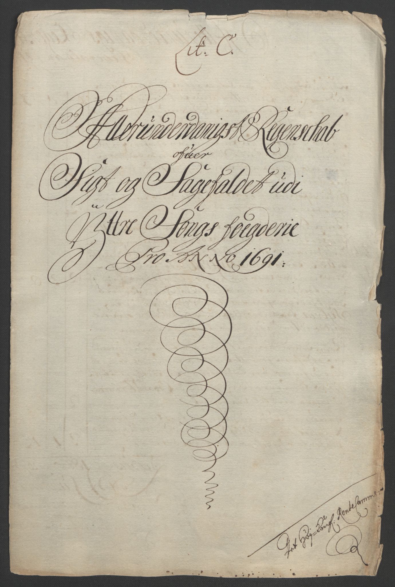 Rentekammeret inntil 1814, Reviderte regnskaper, Fogderegnskap, AV/RA-EA-4092/R52/L3306: Fogderegnskap Sogn, 1691-1692, p. 94