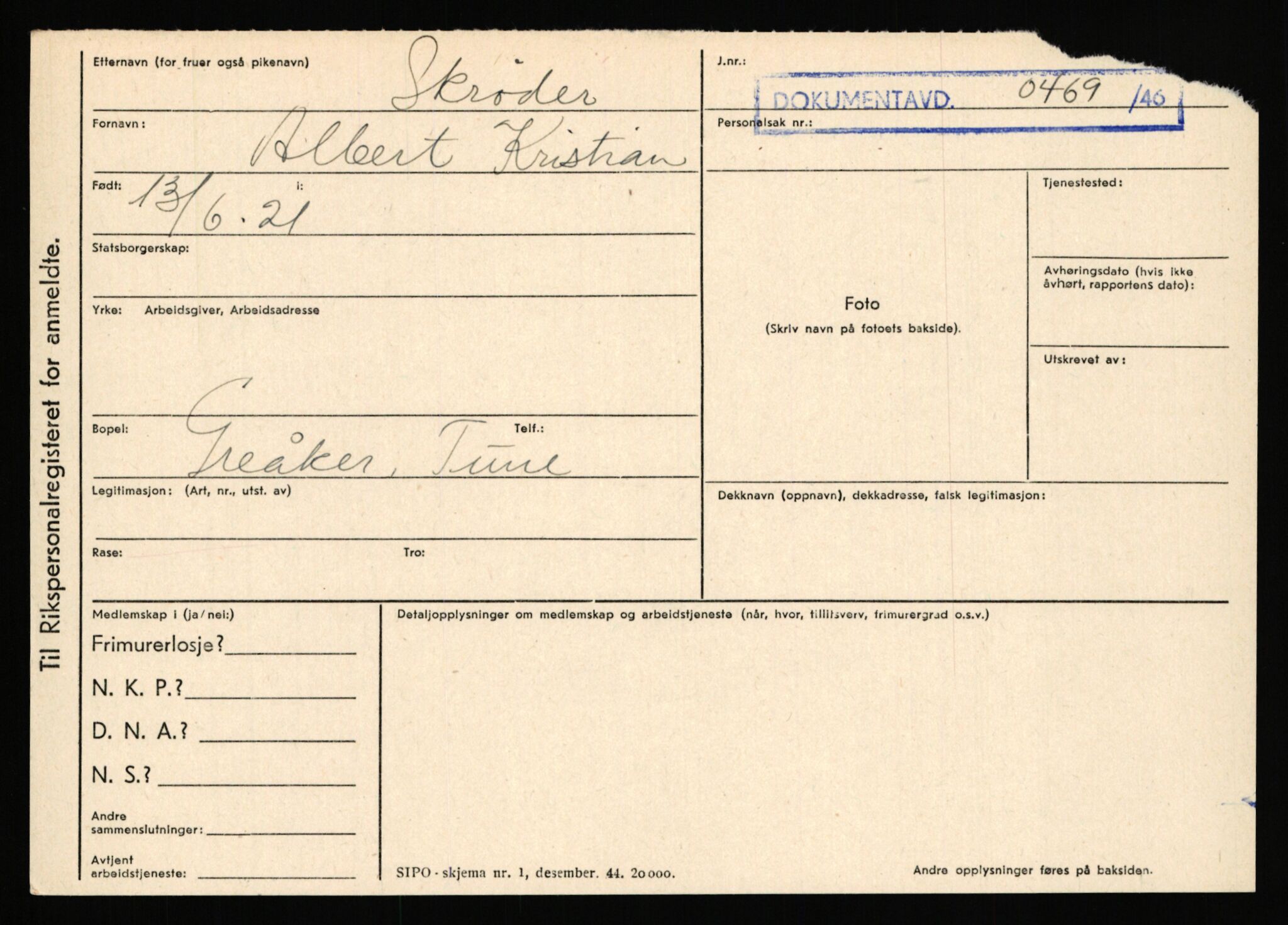 Statspolitiet - Hovedkontoret / Osloavdelingen, AV/RA-S-1329/C/Ca/L0014: Seterlien - Svartås, 1943-1945, p. 1515