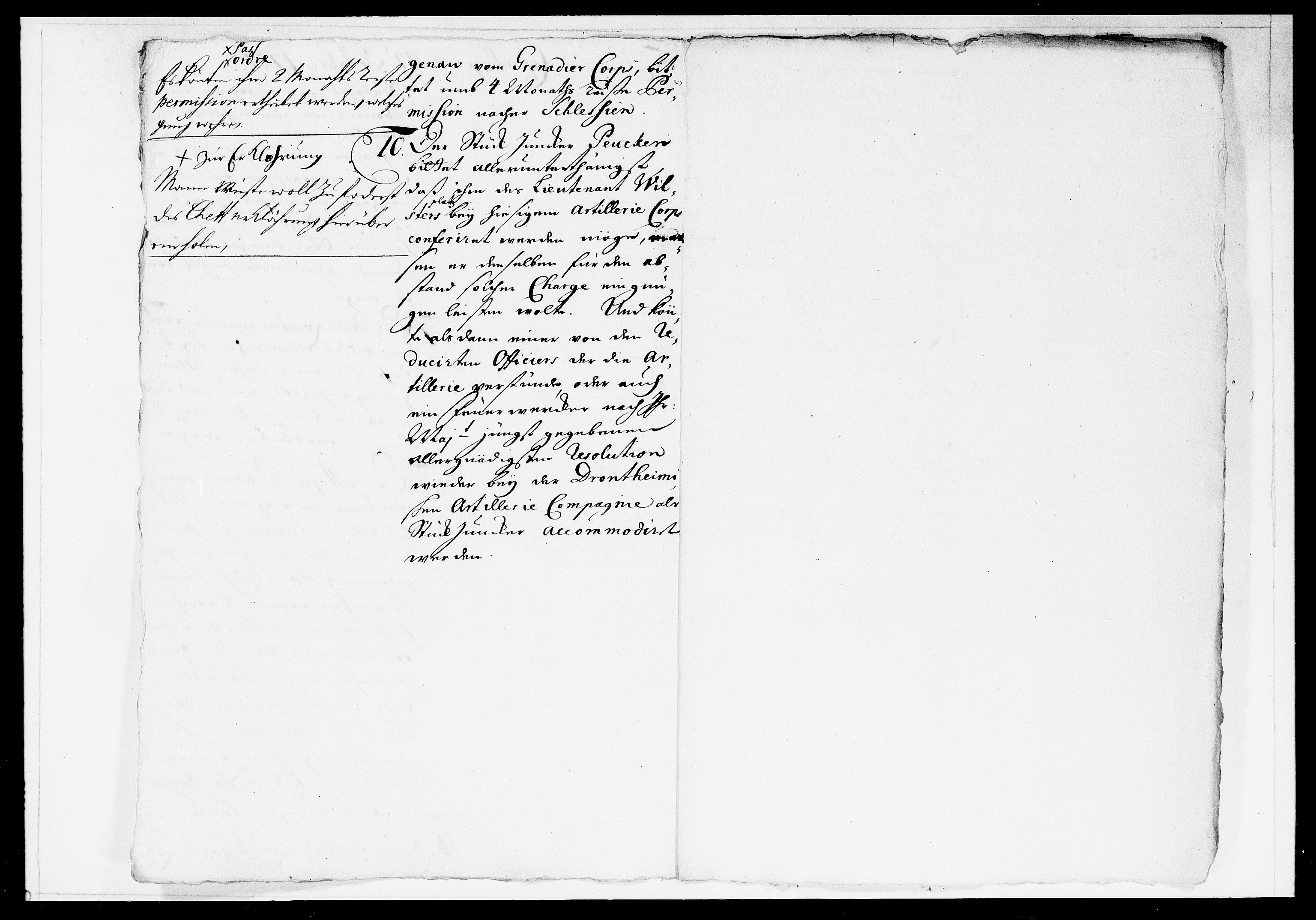 Krigskollegiet, Krigskancelliet, DRA/A-0006/-/1061-1064: Refererede sager, 1721, p. 250