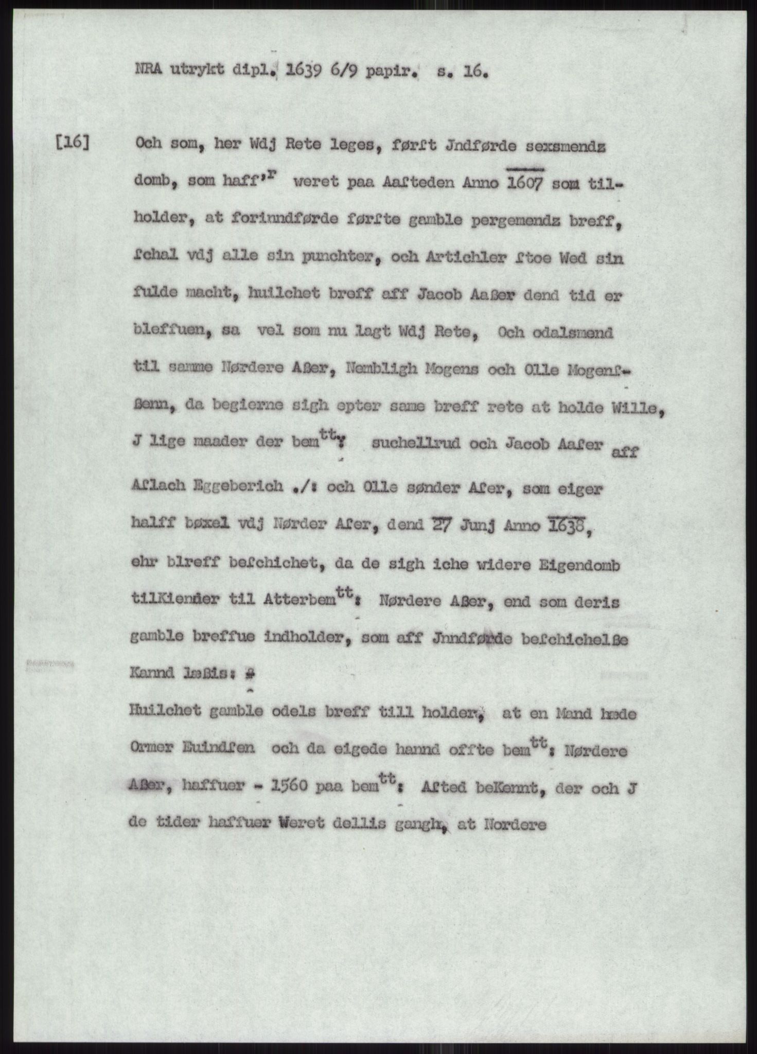 Samlinger til kildeutgivelse, Diplomavskriftsamlingen, AV/RA-EA-4053/H/Ha, p. 2412