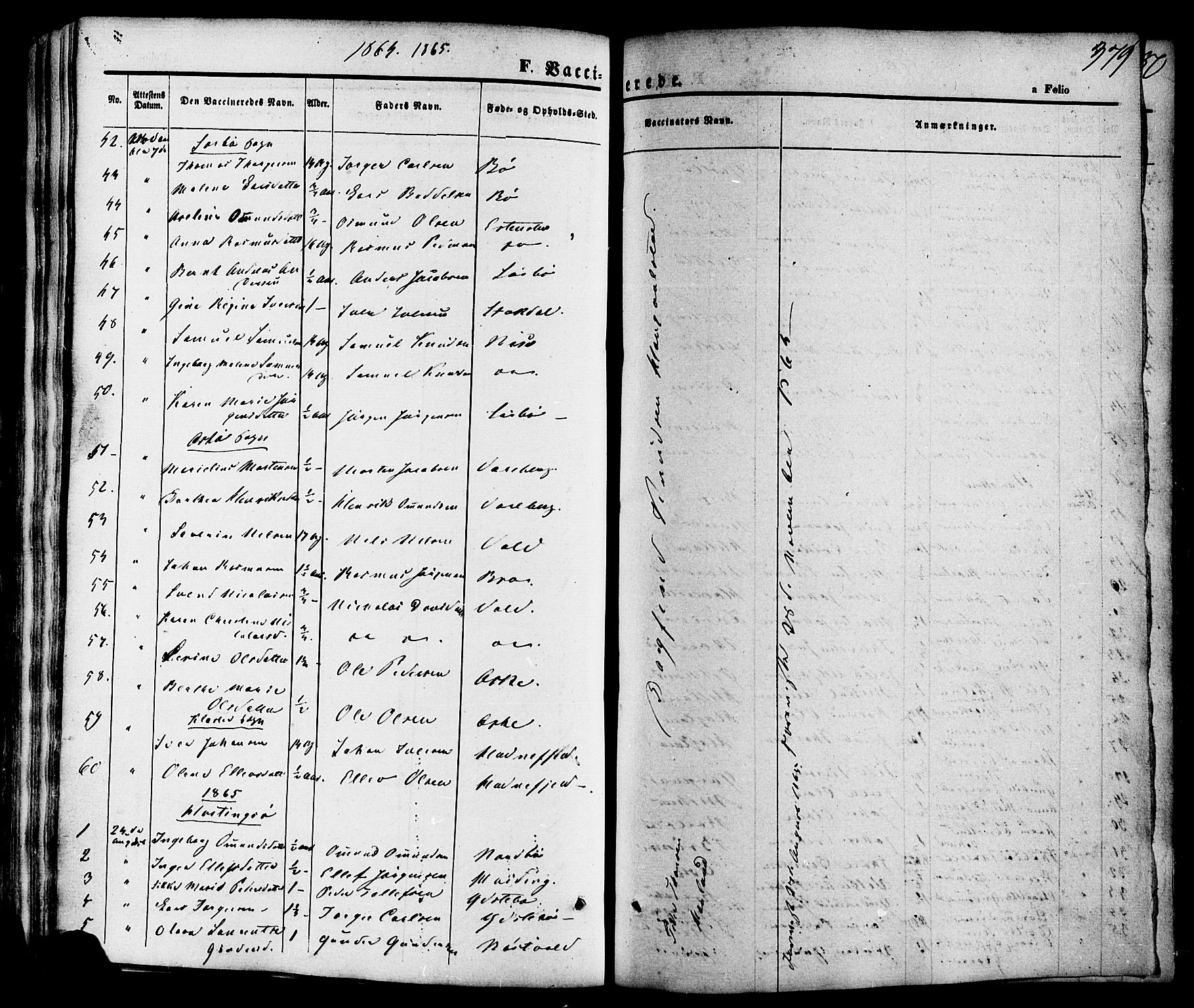Rennesøy sokneprestkontor, SAST/A -101827/H/Ha/Haa/L0006: Parish register (official) no. A 6, 1860-1878, p. 379