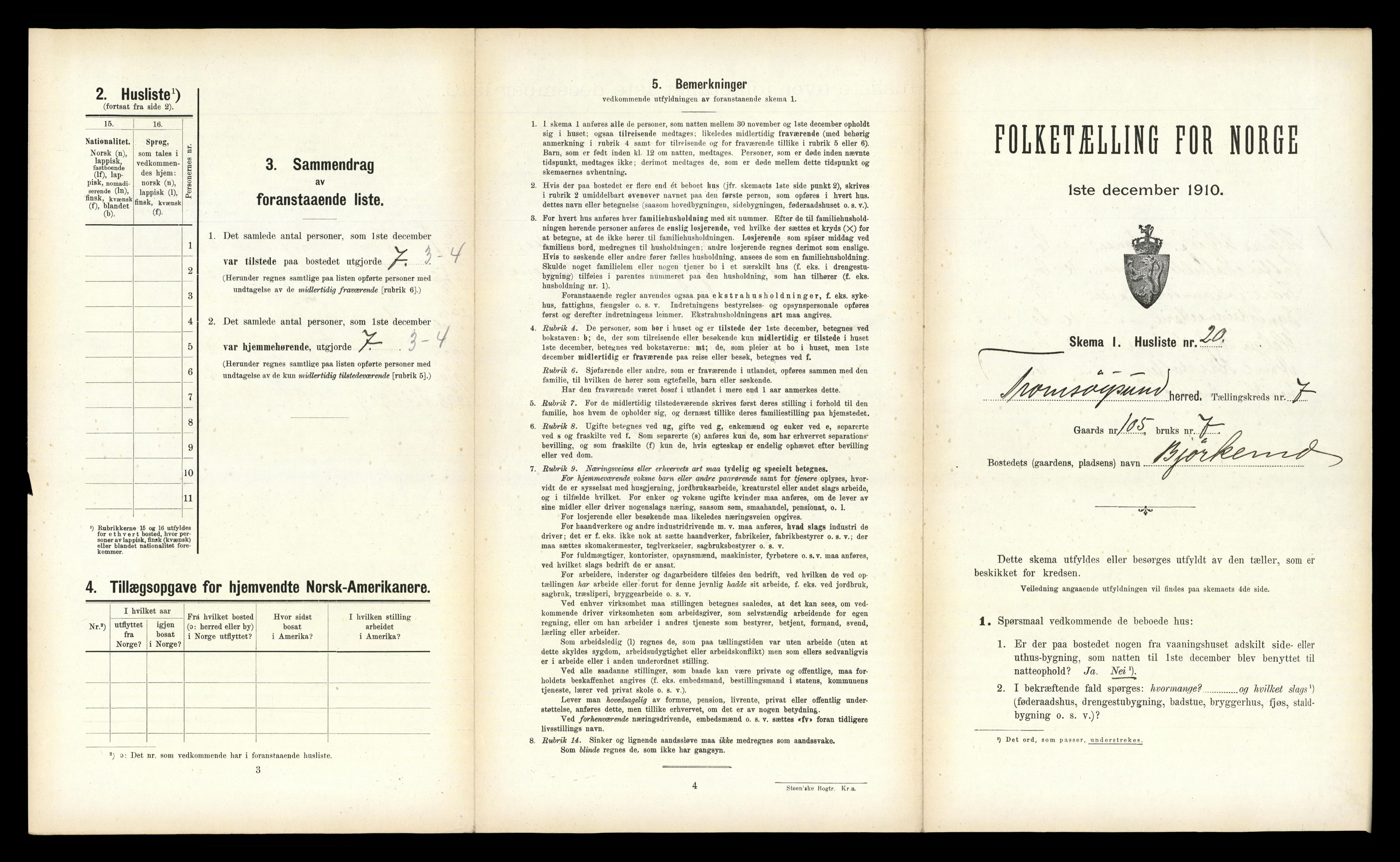 RA, 1910 census for Tromsøysund, 1910, p. 1363
