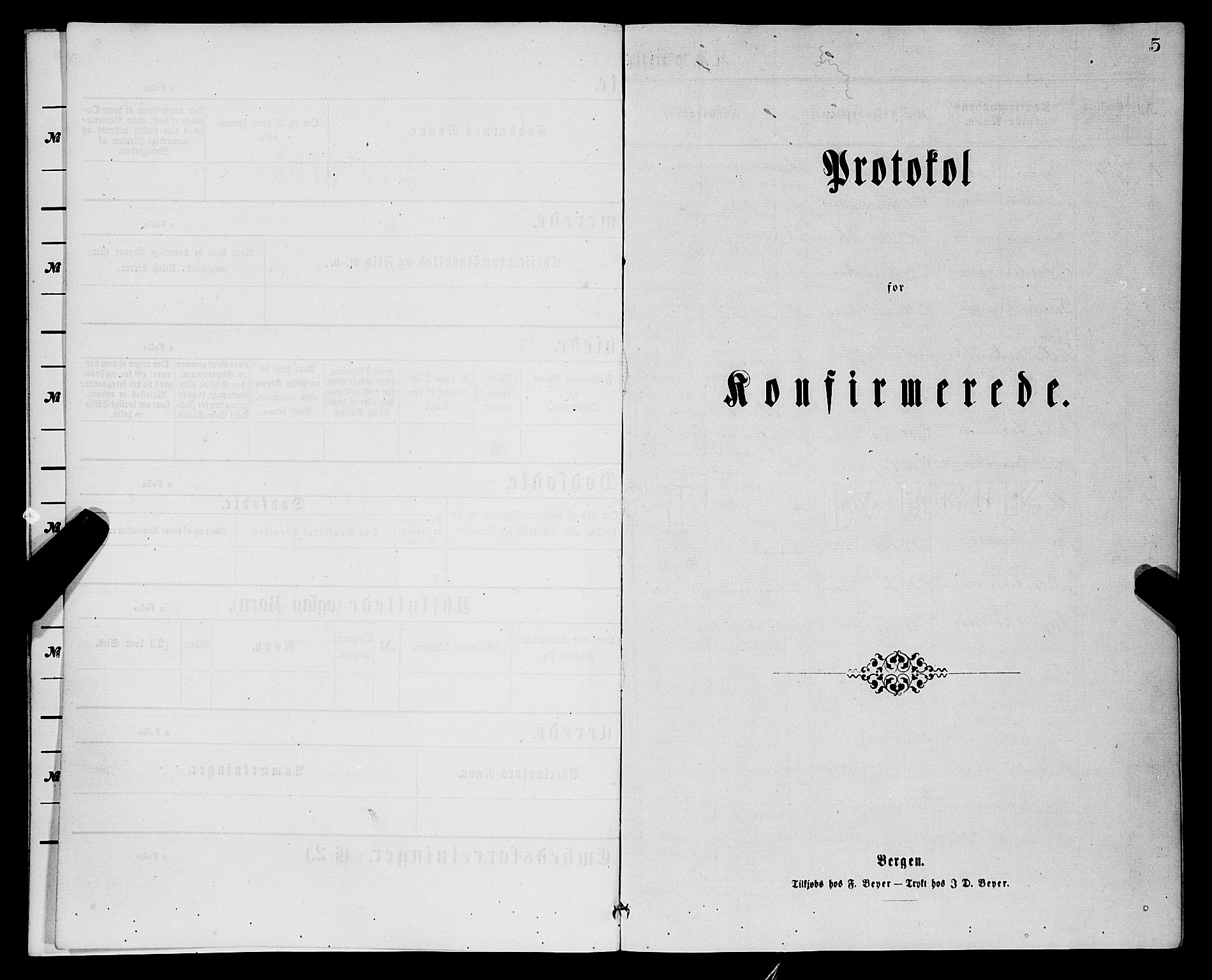 Lærdal sokneprestembete, SAB/A-81201: Parish register (official) no.  A 14, 1865-1877, p. 5