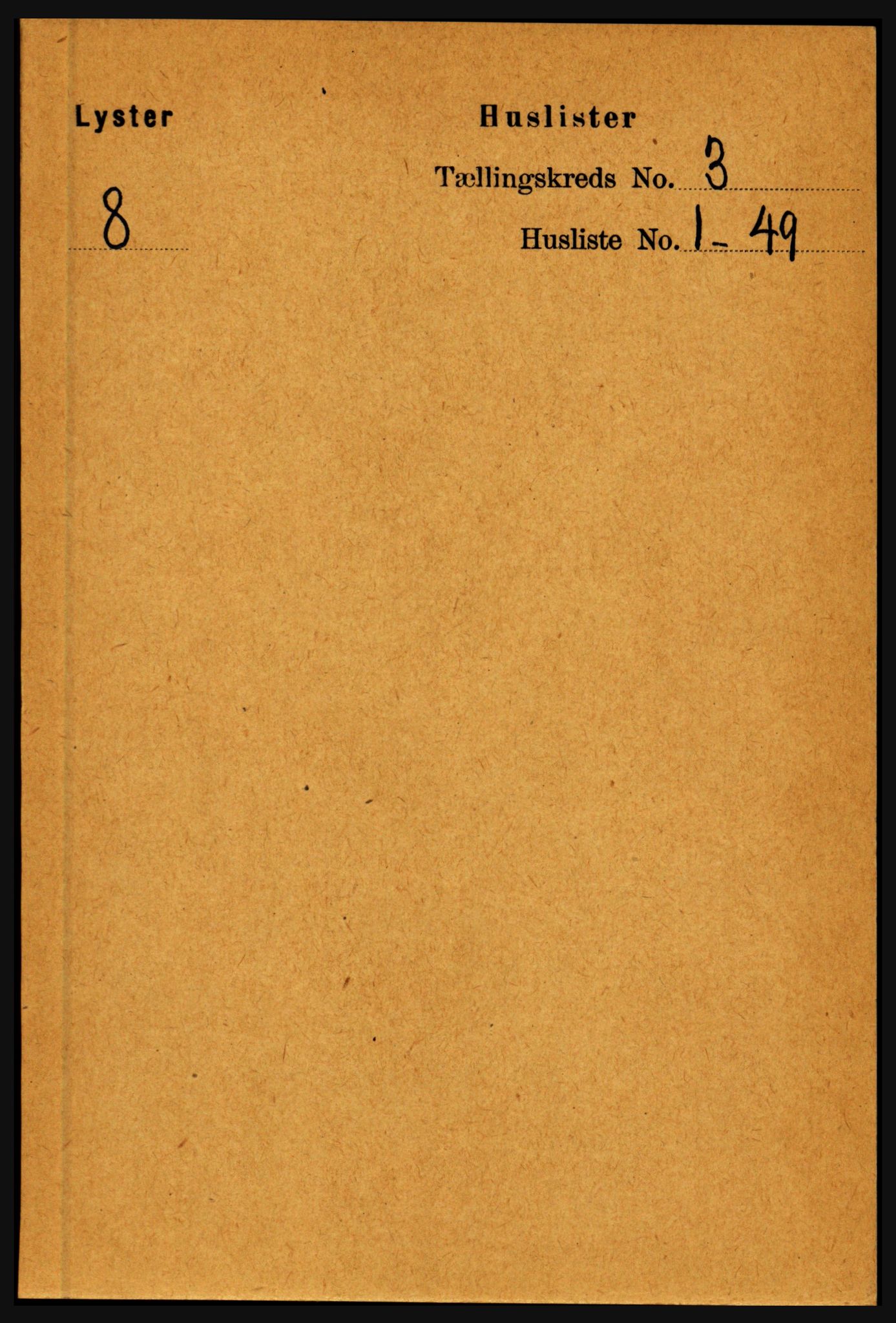 RA, 1891 census for 1426 Luster, 1891, p. 1100