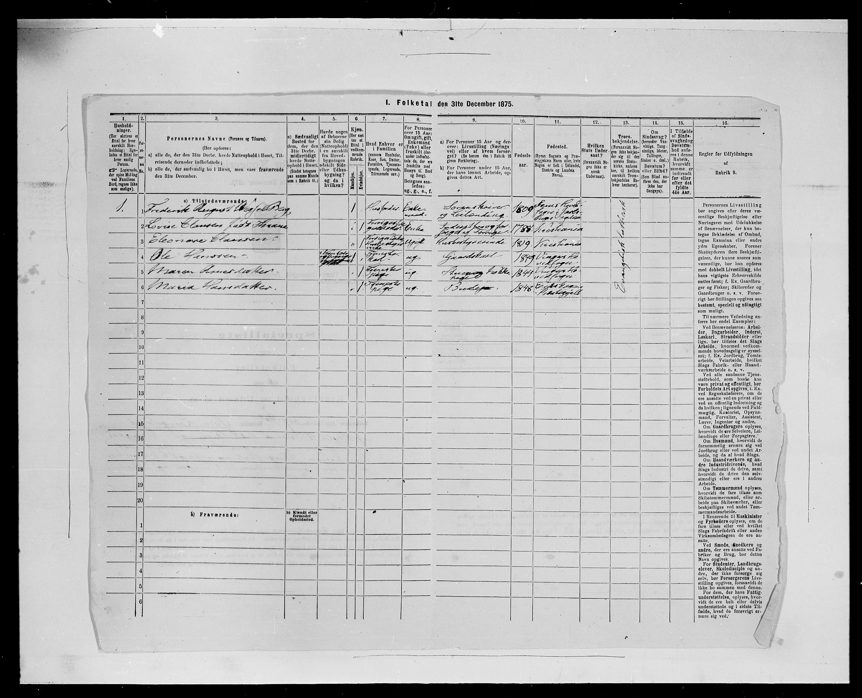 SAH, 1875 census for 0421L Vinger/Vinger og Austmarka, 1875, p. 701