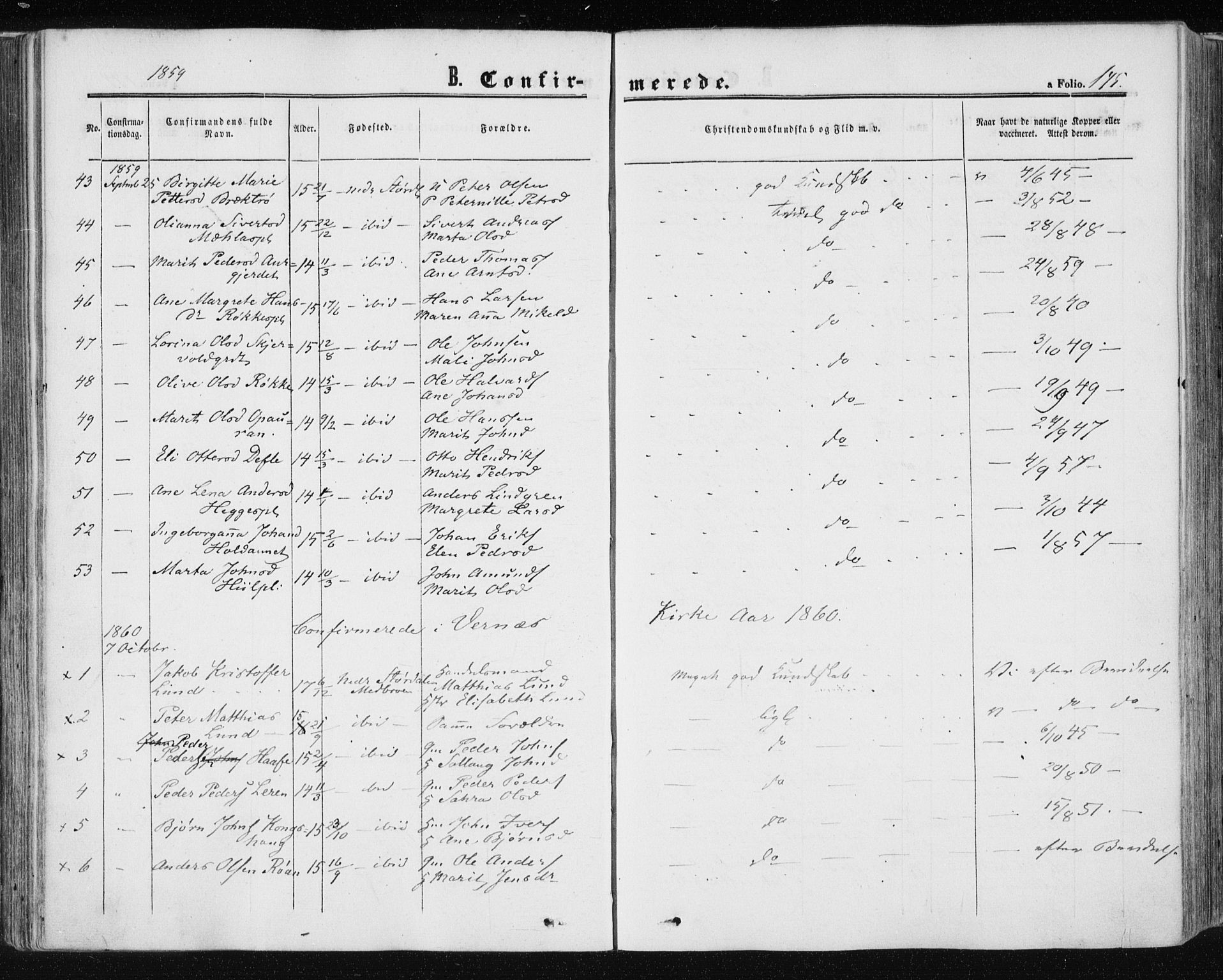 Ministerialprotokoller, klokkerbøker og fødselsregistre - Nord-Trøndelag, SAT/A-1458/709/L0075: Parish register (official) no. 709A15, 1859-1870, p. 145