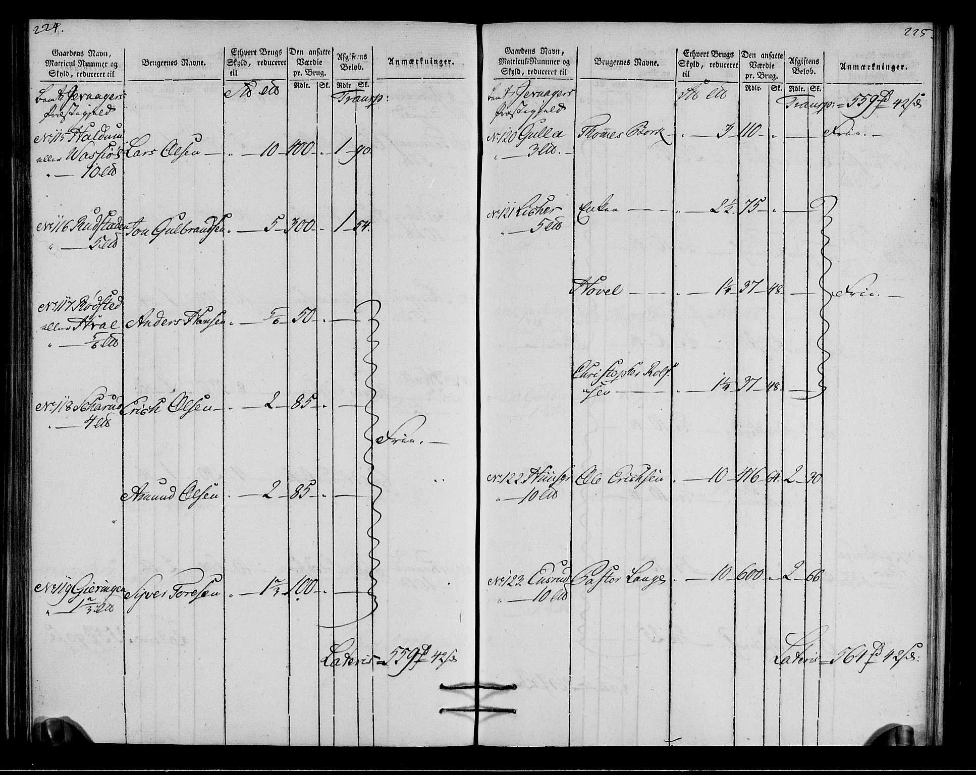 Rentekammeret inntil 1814, Realistisk ordnet avdeling, AV/RA-EA-4070/N/Ne/Nea/L0037: Toten fogderi. Oppebørselsregister, 1803-1804, p. 115