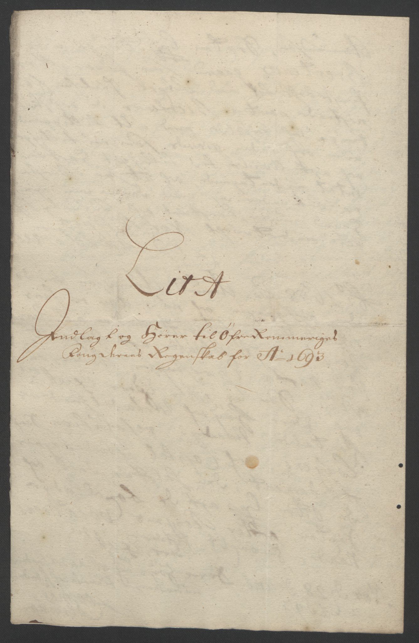 Rentekammeret inntil 1814, Reviderte regnskaper, Fogderegnskap, RA/EA-4092/R12/L0705: Fogderegnskap Øvre Romerike, 1693, p. 21