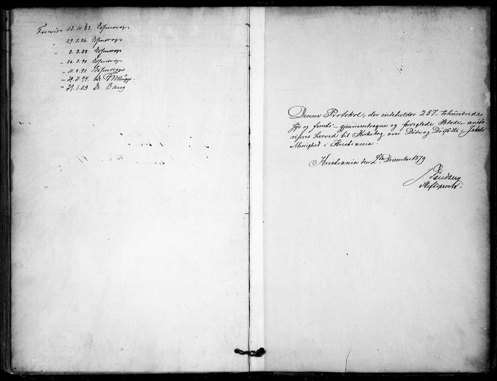 Jakob prestekontor Kirkebøker, SAO/A-10850/F/Fa/L0007: Parish register (official) no. 7, 1880-1905