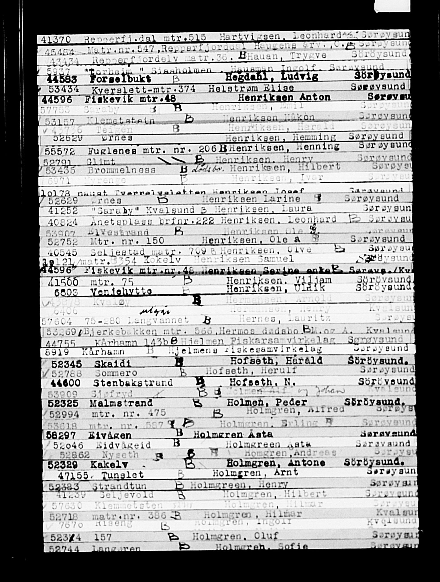 Krigsskadetrygdene for bygninger og løsøre, AV/RA-S-1548/V/L0014: --, 1940-1945, p. 1069