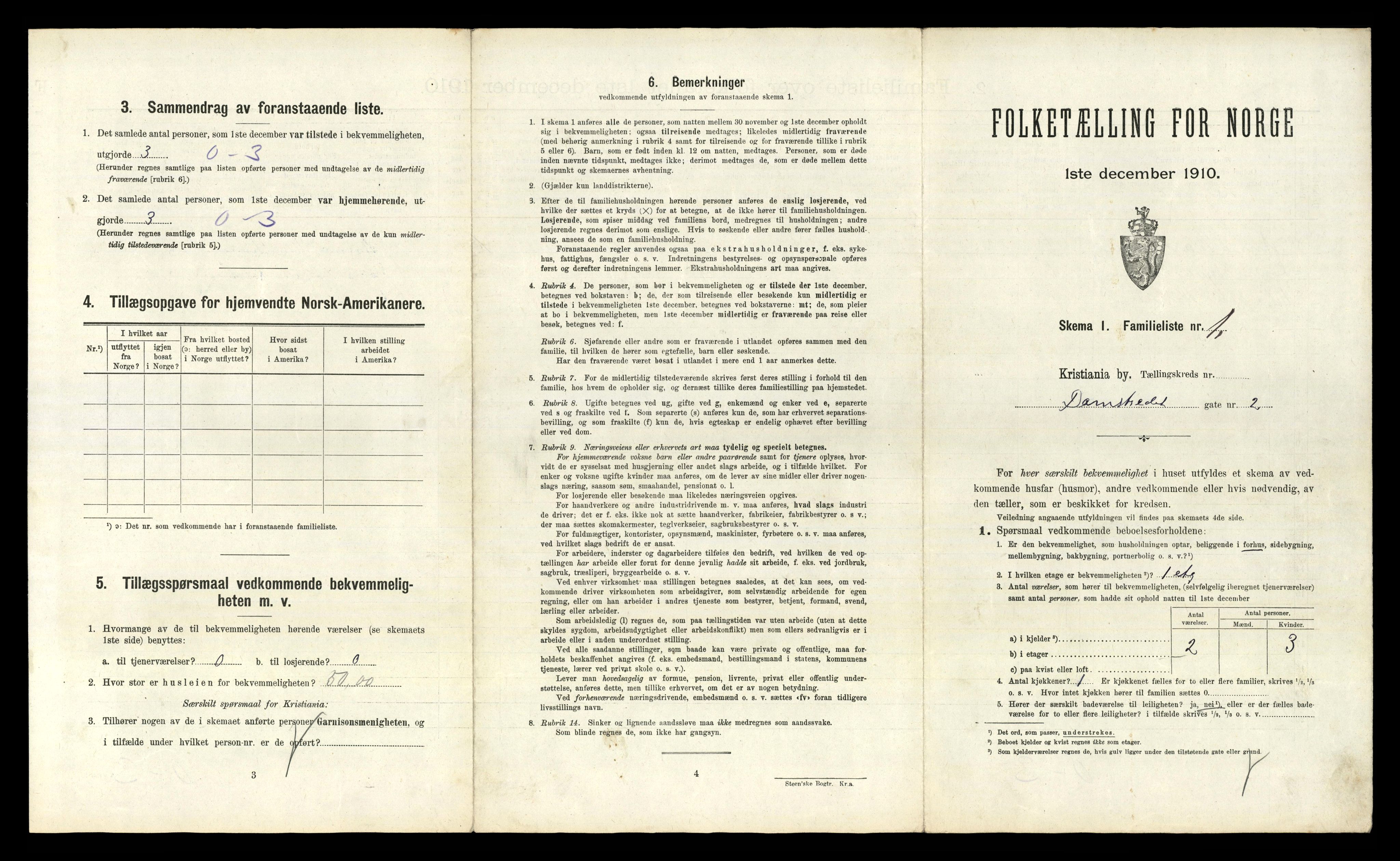 RA, 1910 census for Kristiania, 1910, p. 15095