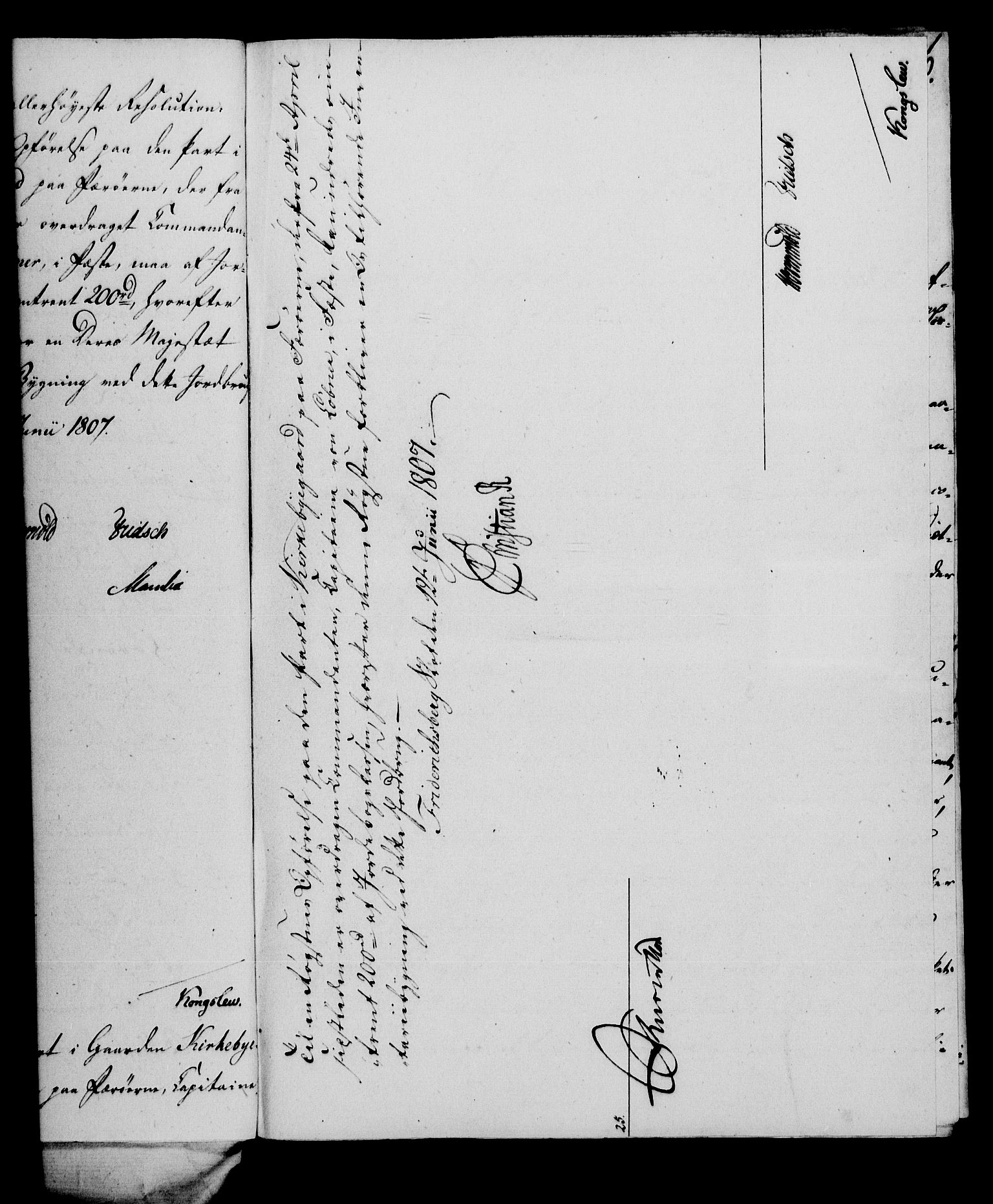 Rentekammeret, Kammerkanselliet, RA/EA-3111/G/Gf/Gfa/L0089: Norsk relasjons- og resolusjonsprotokoll (merket RK 52.89), 1807, p. 367