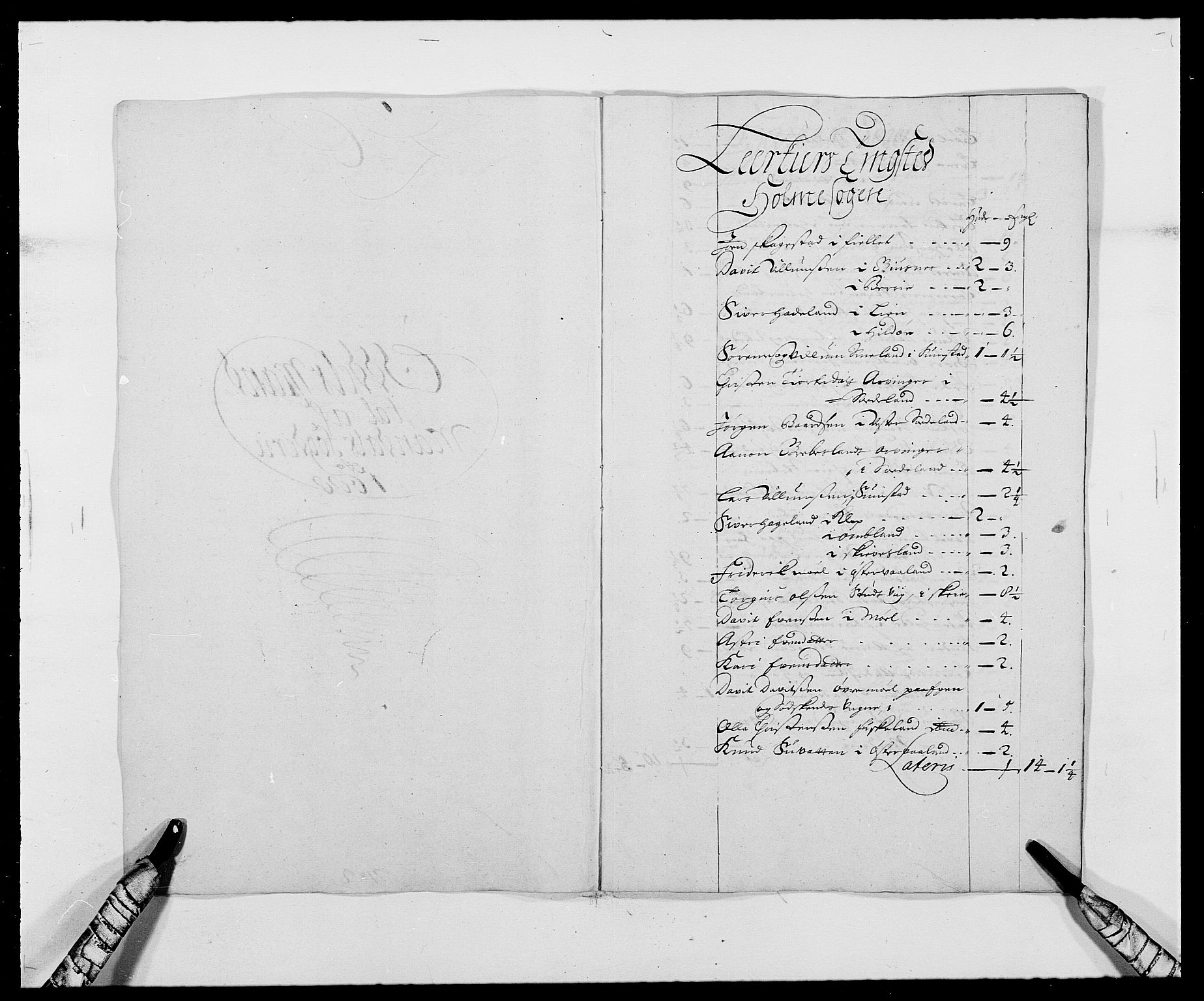 Rentekammeret inntil 1814, Reviderte regnskaper, Fogderegnskap, AV/RA-EA-4092/R42/L2543: Mandal fogderi, 1688-1691, p. 40