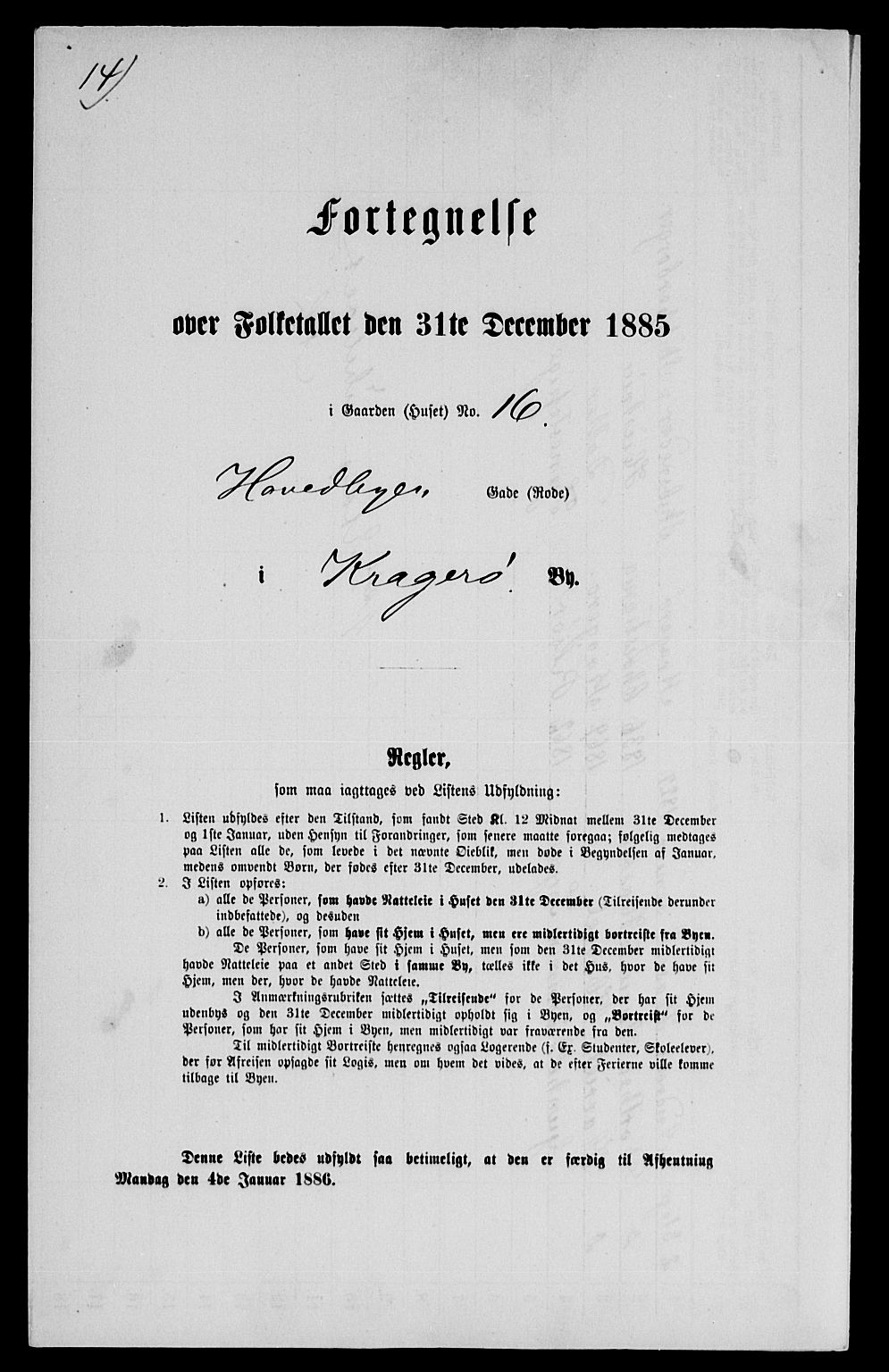 SAKO, 1885 census for 0801 Kragerø, 1885, p. 1059