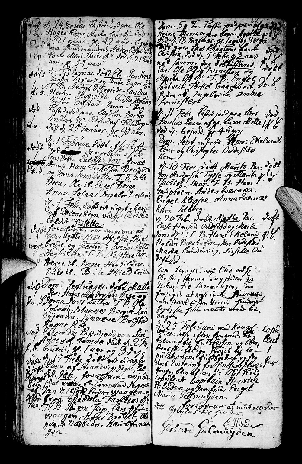 Os sokneprestembete, SAB/A-99929: Parish register (official) no. A 9, 1766-1779, p. 67