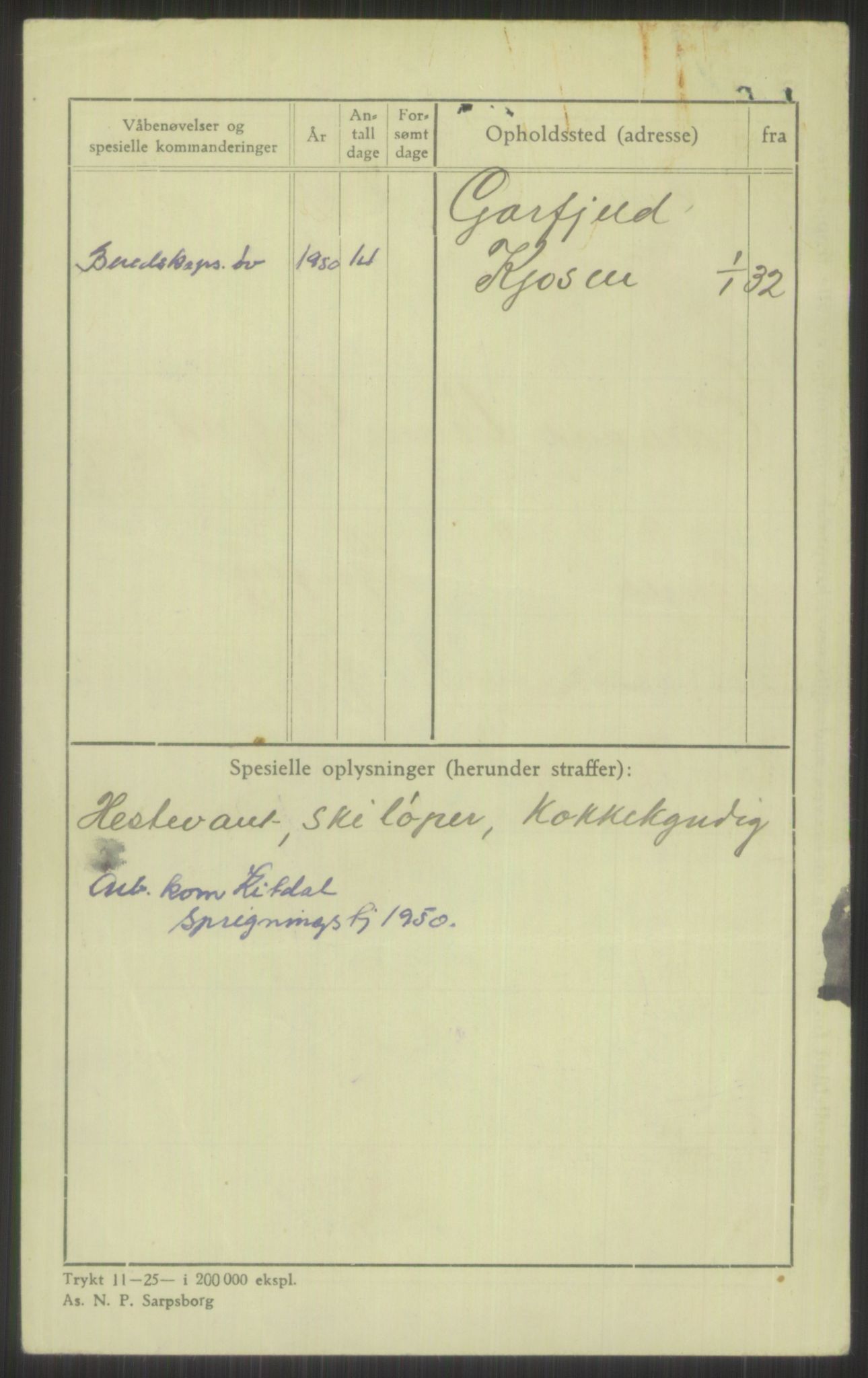 Forsvaret, Troms infanteriregiment nr. 16, AV/RA-RAFA-3146/P/Pa/L0016: Rulleblad for regimentets menige mannskaper, årsklasse 1932, 1932, p. 356