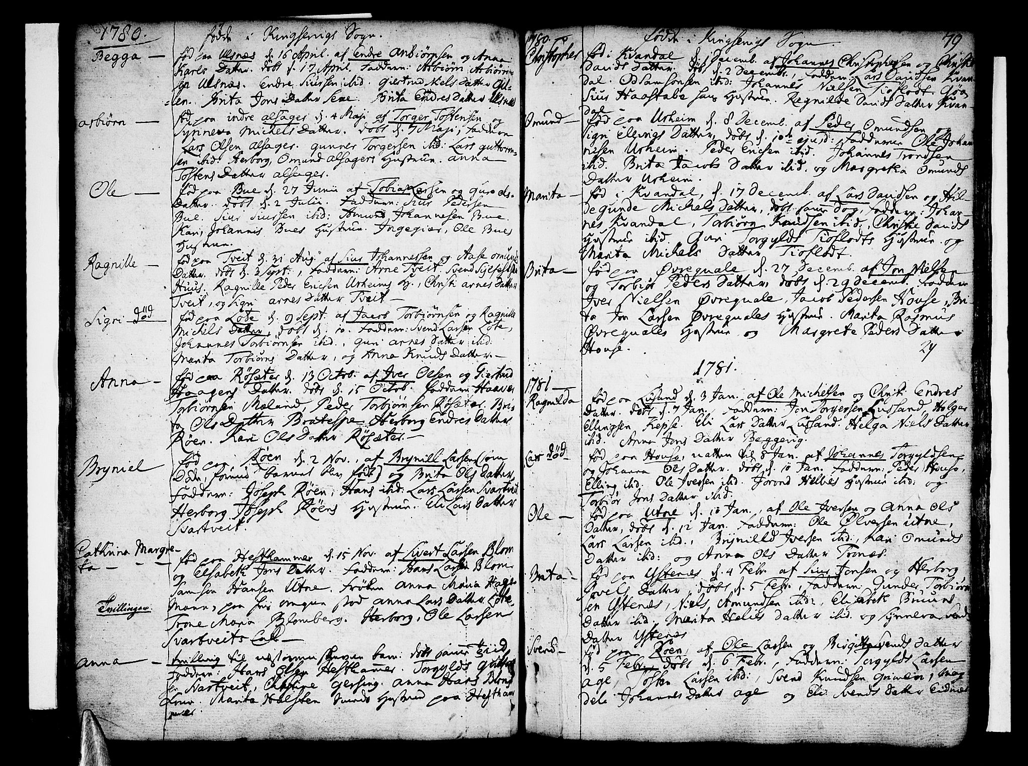 Ullensvang sokneprestembete, SAB/A-78701/H/Haa: Parish register (official) no. A 6 /2, 1758-1788, p. 79