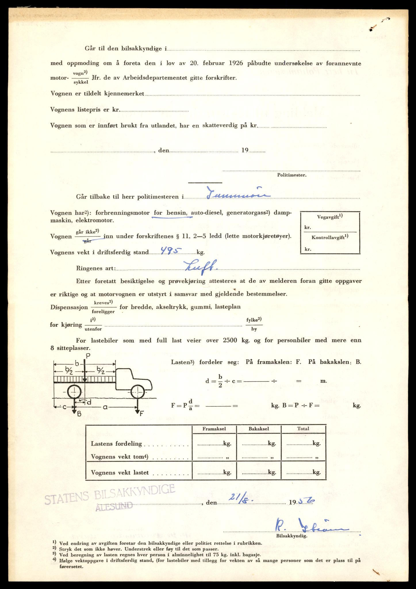 Møre og Romsdal vegkontor - Ålesund trafikkstasjon, AV/SAT-A-4099/F/Fe/L0043: Registreringskort for kjøretøy T 14080 - T 14204, 1927-1998, p. 52