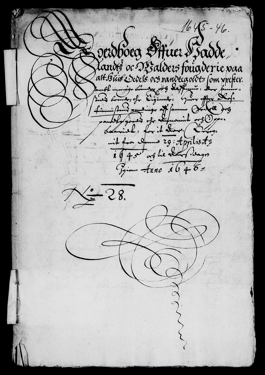 Rentekammeret inntil 1814, Reviderte regnskaper, Lensregnskaper, AV/RA-EA-5023/R/Rb/Rba/L0186: Akershus len, 1645-1646