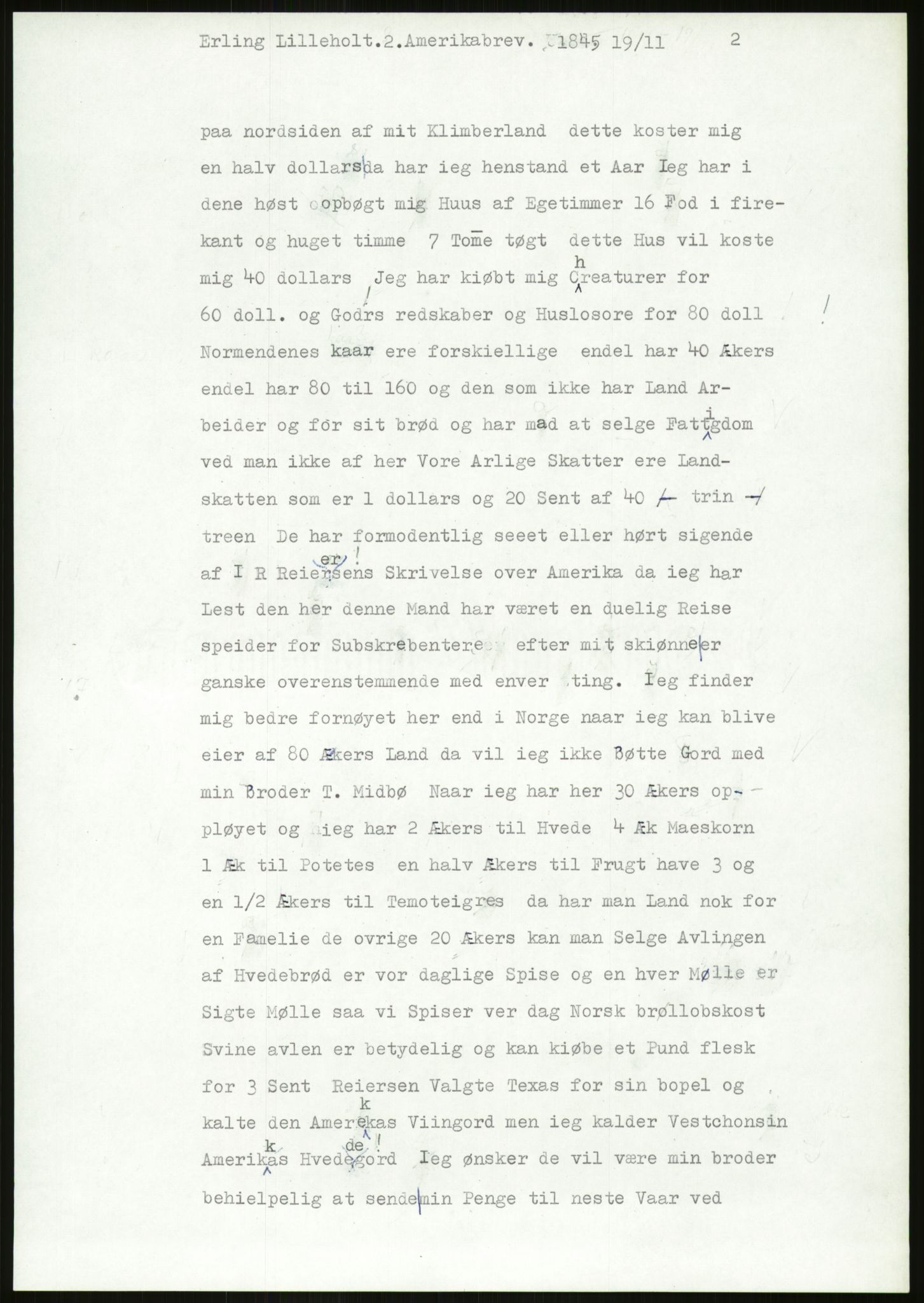 Samlinger til kildeutgivelse, Amerikabrevene, AV/RA-EA-4057/F/L0026: Innlån fra Aust-Agder: Aust-Agder-Arkivet - Erickson, 1838-1914, p. 543