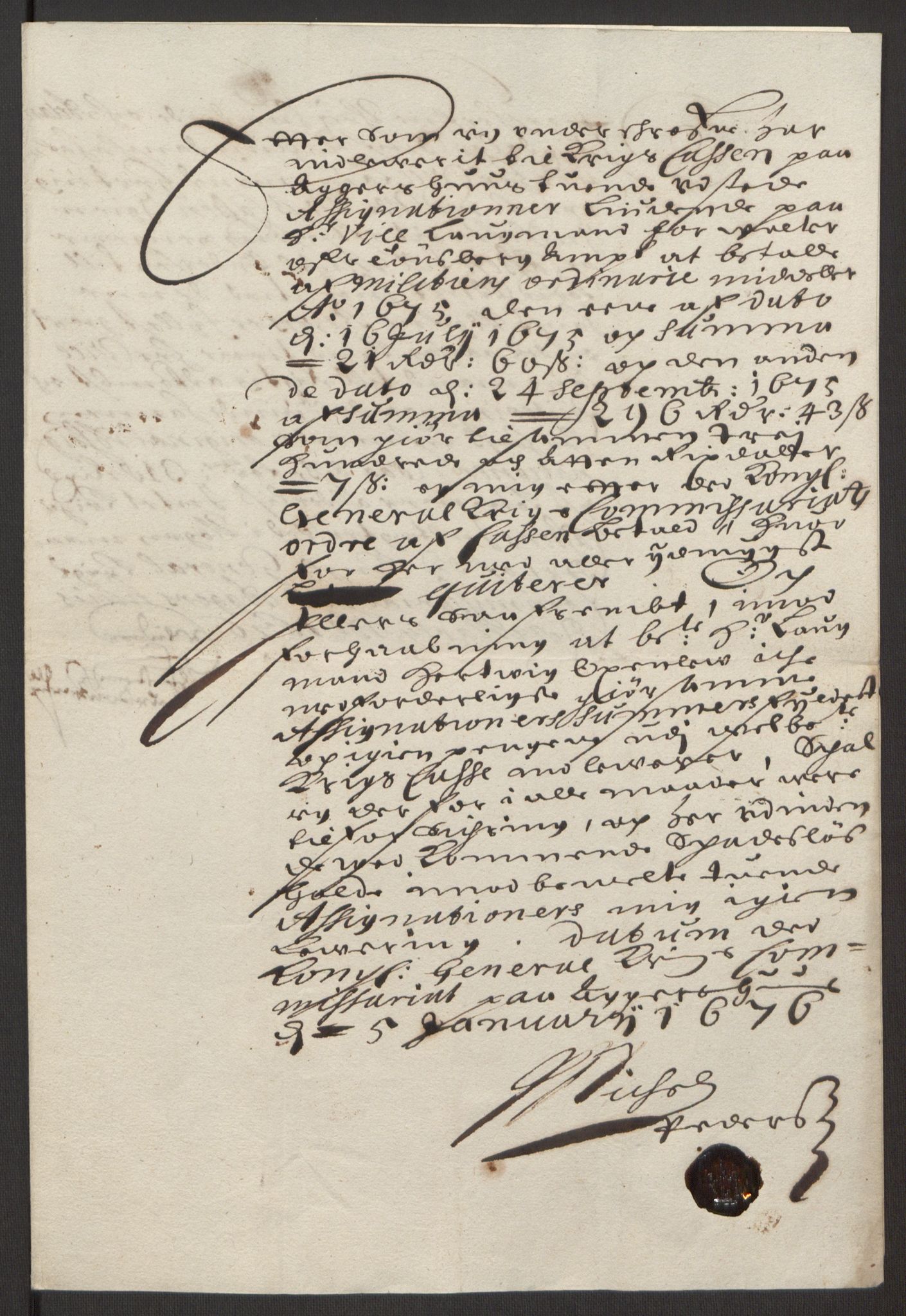 Rentekammeret inntil 1814, Reviderte regnskaper, Fogderegnskap, AV/RA-EA-4092/R32/L1844: Fogderegnskap Jarlsberg grevskap, 1674-1675, p. 31