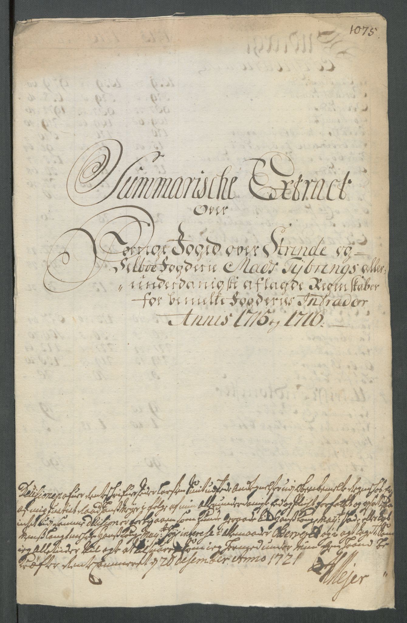 Rentekammeret inntil 1814, Reviderte regnskaper, Fogderegnskap, AV/RA-EA-4092/R61/L4115: Fogderegnskap Strinda og Selbu, 1715-1716, p. 254