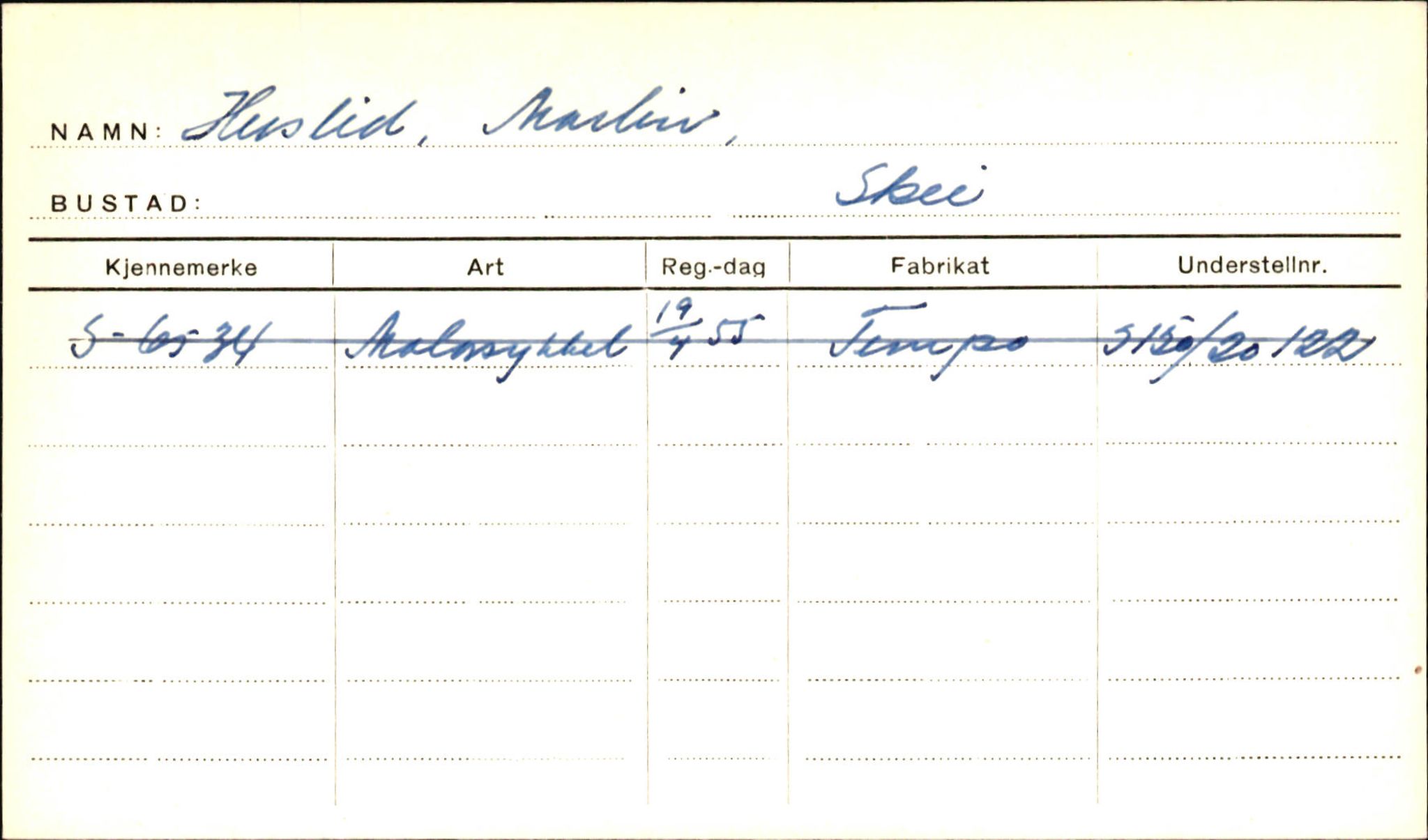 Statens vegvesen, Sogn og Fjordane vegkontor, AV/SAB-A-5301/4/F/L0001A: Eigarregister Fjordane til 1.6.1961, 1930-1961, p. 780