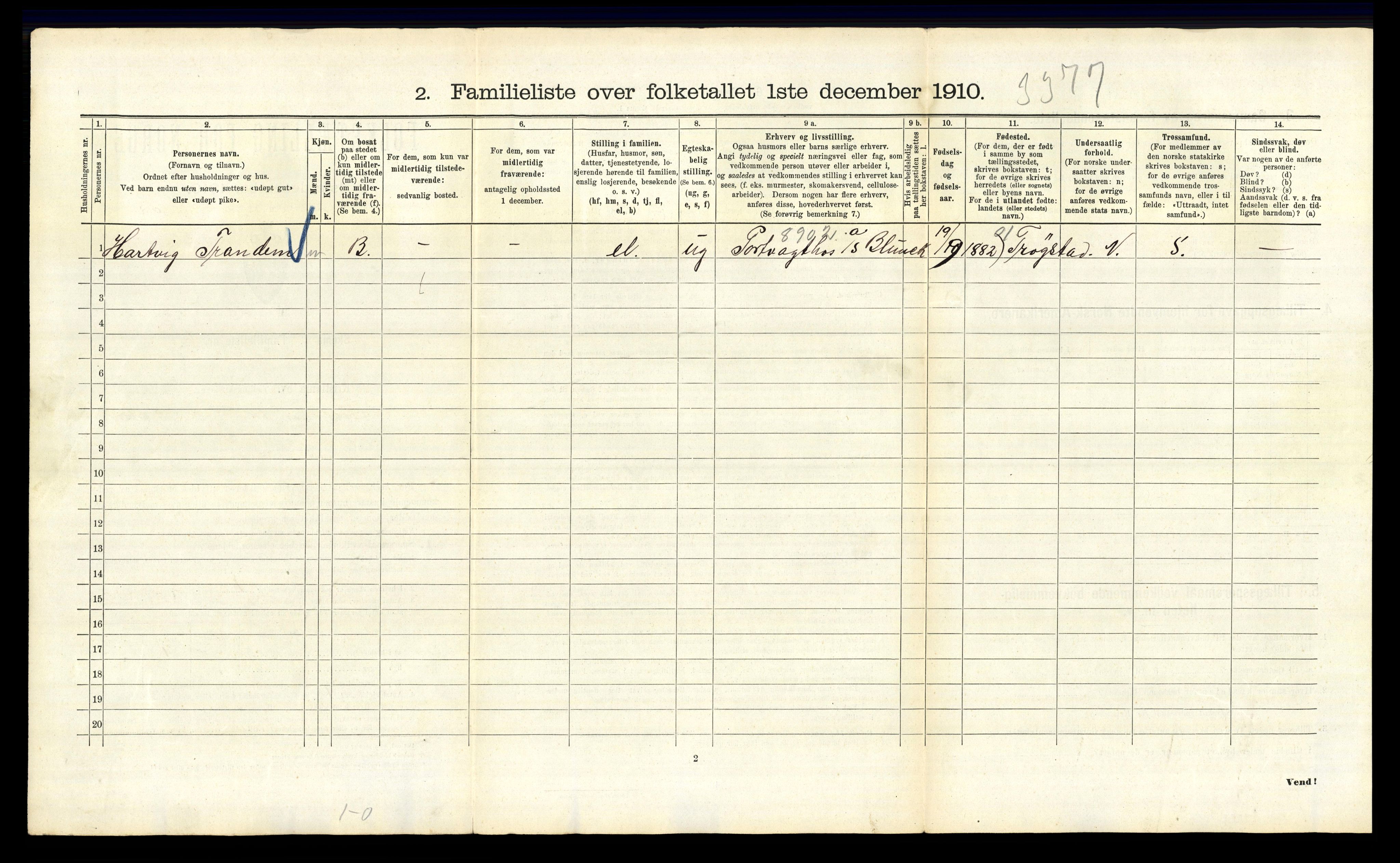 RA, 1910 census for Kristiania, 1910, p. 53138