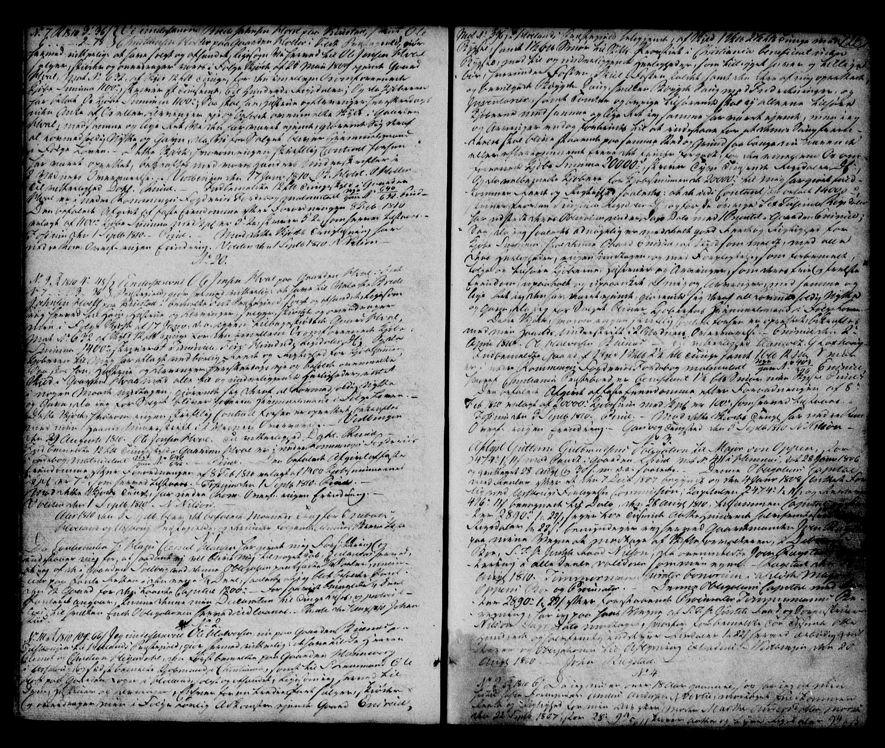 Nedre Romerike sorenskriveri, SAO/A-10469/G/Gb/Gba/L0010: Mortgage book no. 9b, 1805-1813, p. 722