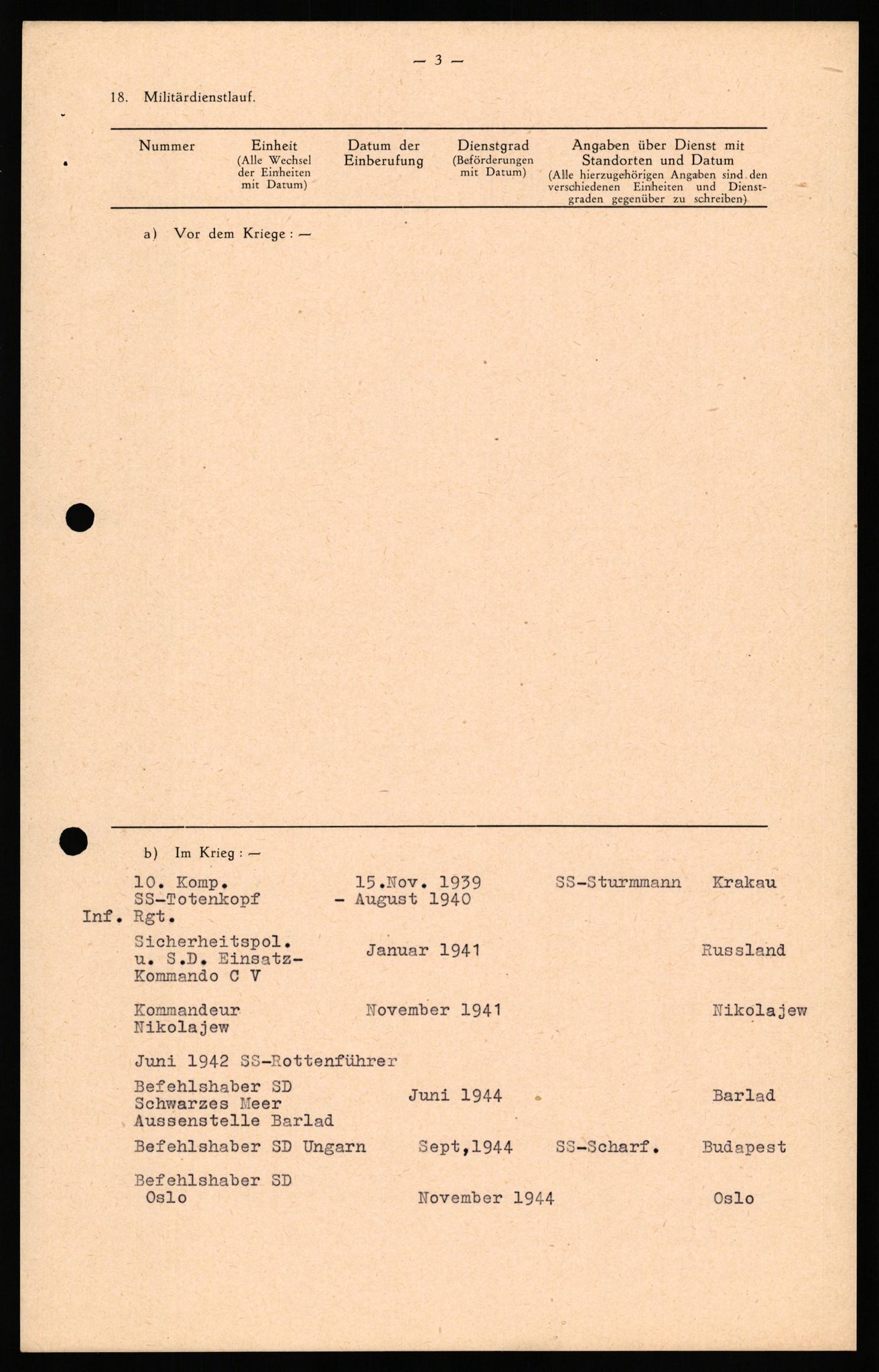 Forsvaret, Forsvarets overkommando II, AV/RA-RAFA-3915/D/Db/L0037: CI Questionaires. Tyske okkupasjonsstyrker i Norge. Tyskere., 1945-1946, p. 346