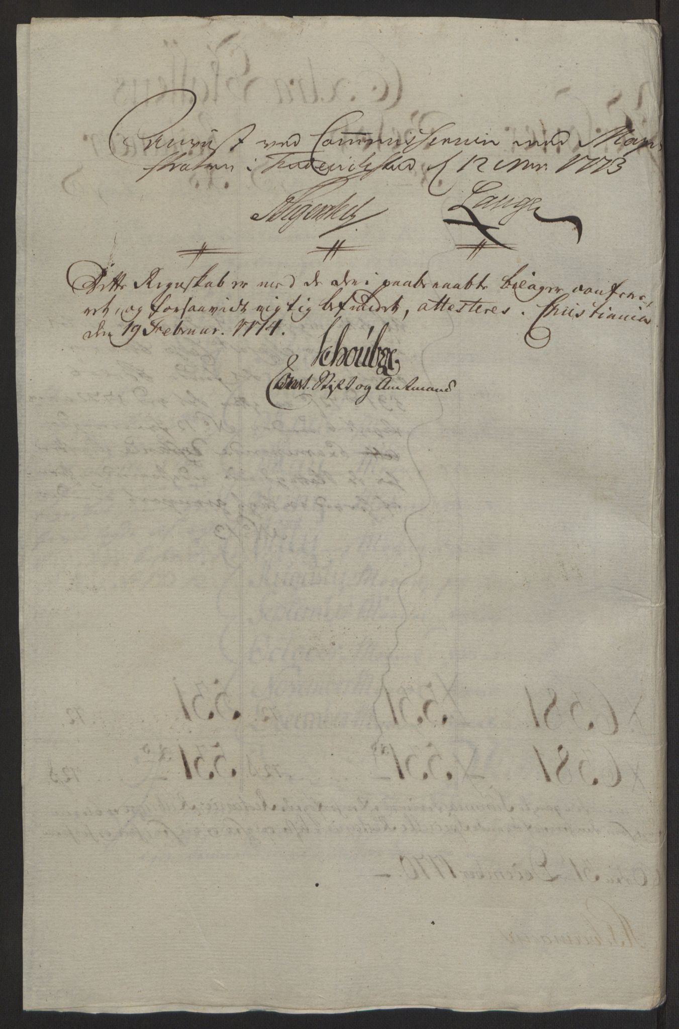 Rentekammeret inntil 1814, Reviderte regnskaper, Byregnskaper, RA/EA-4066/R/Rb/L0029/0001: [B3] Kontribusjonsregnskap / Ekstraskatt, 1762-1772, p. 342