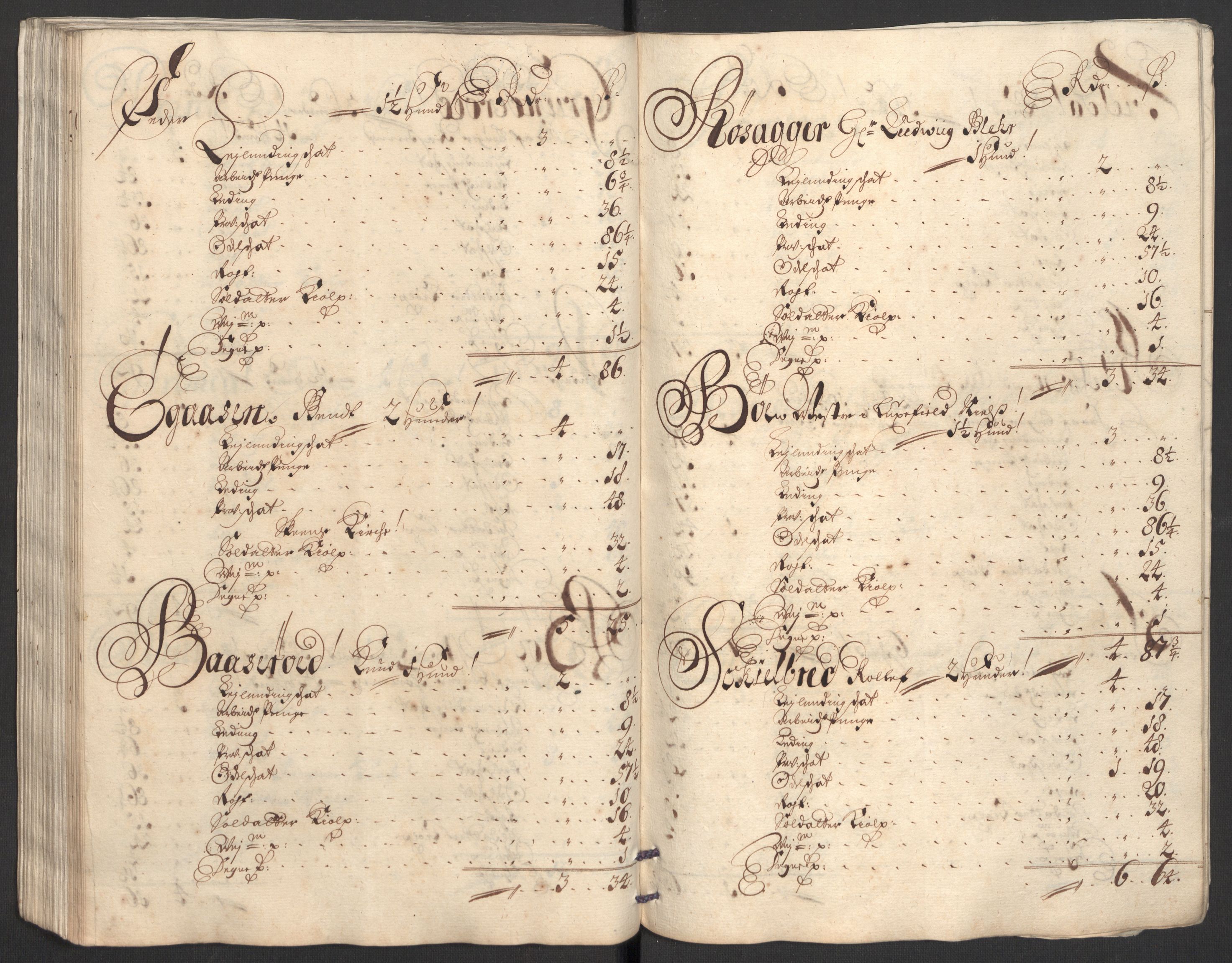 Rentekammeret inntil 1814, Reviderte regnskaper, Fogderegnskap, AV/RA-EA-4092/R36/L2107: Fogderegnskap Øvre og Nedre Telemark og Bamble, 1702, p. 210